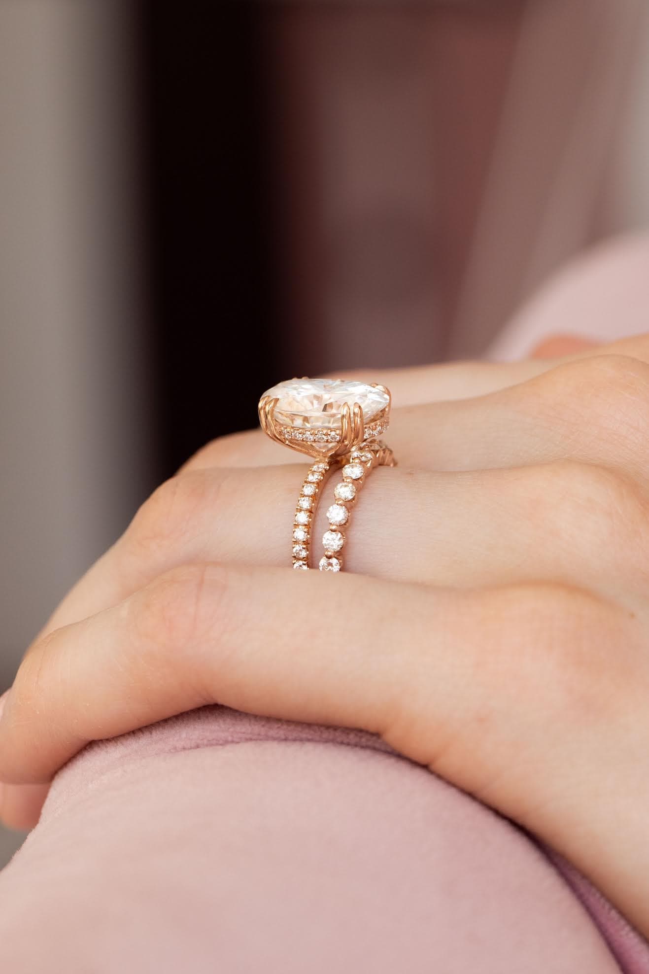 The Corsica Oval Lab Grown Diamond Ring