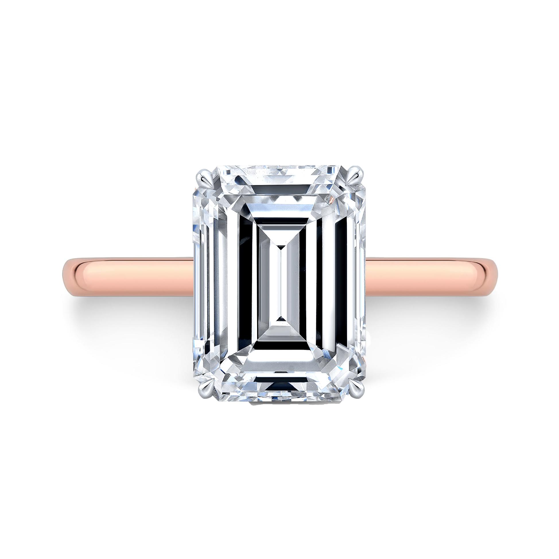 The Dahlia Emerald Lab Grown Diamond Ring