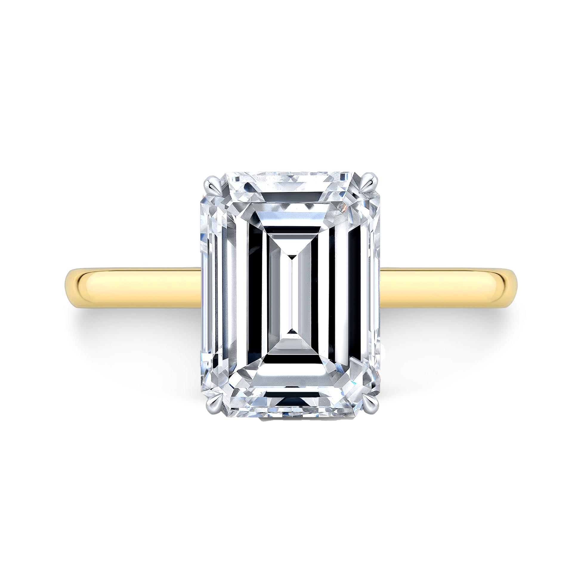 The Dahlia Emerald Lab Grown Diamond Ring