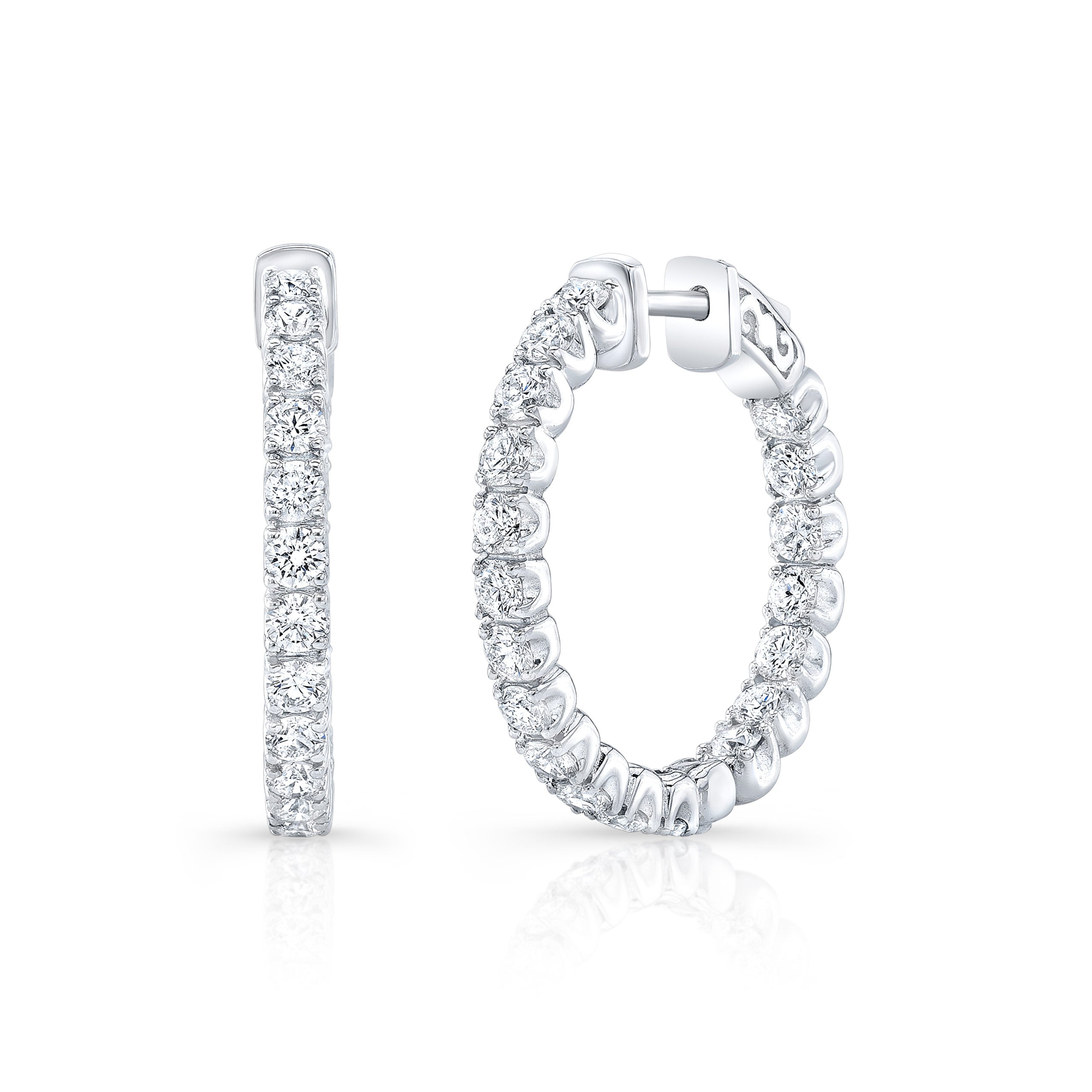 The Ethos 2.51ct Lab Grown Diamond Hoops