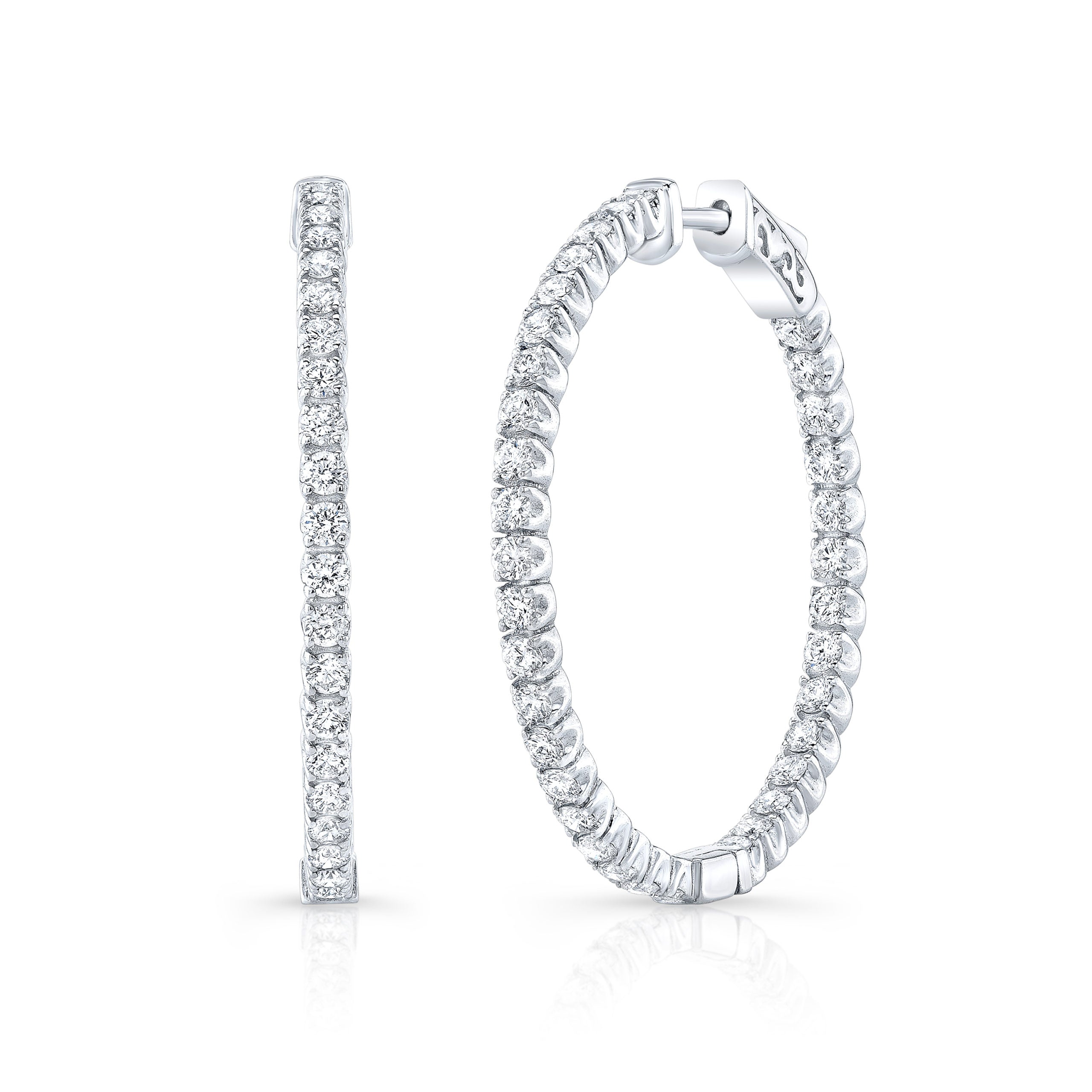 The Nouveau 2.29ct Lab Grown Diamond Hoops