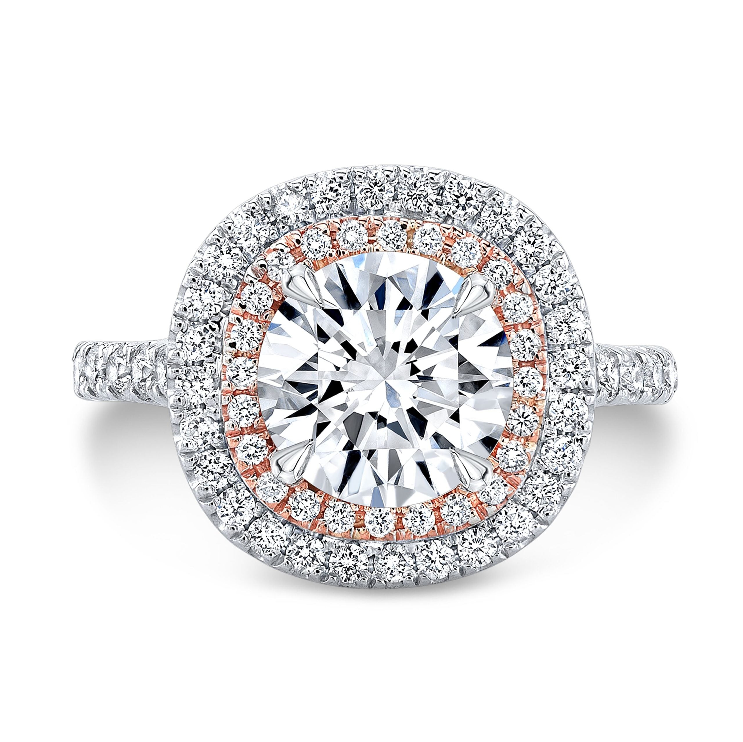 The Lysandra Round Cut Lab Grown Diamond Ring