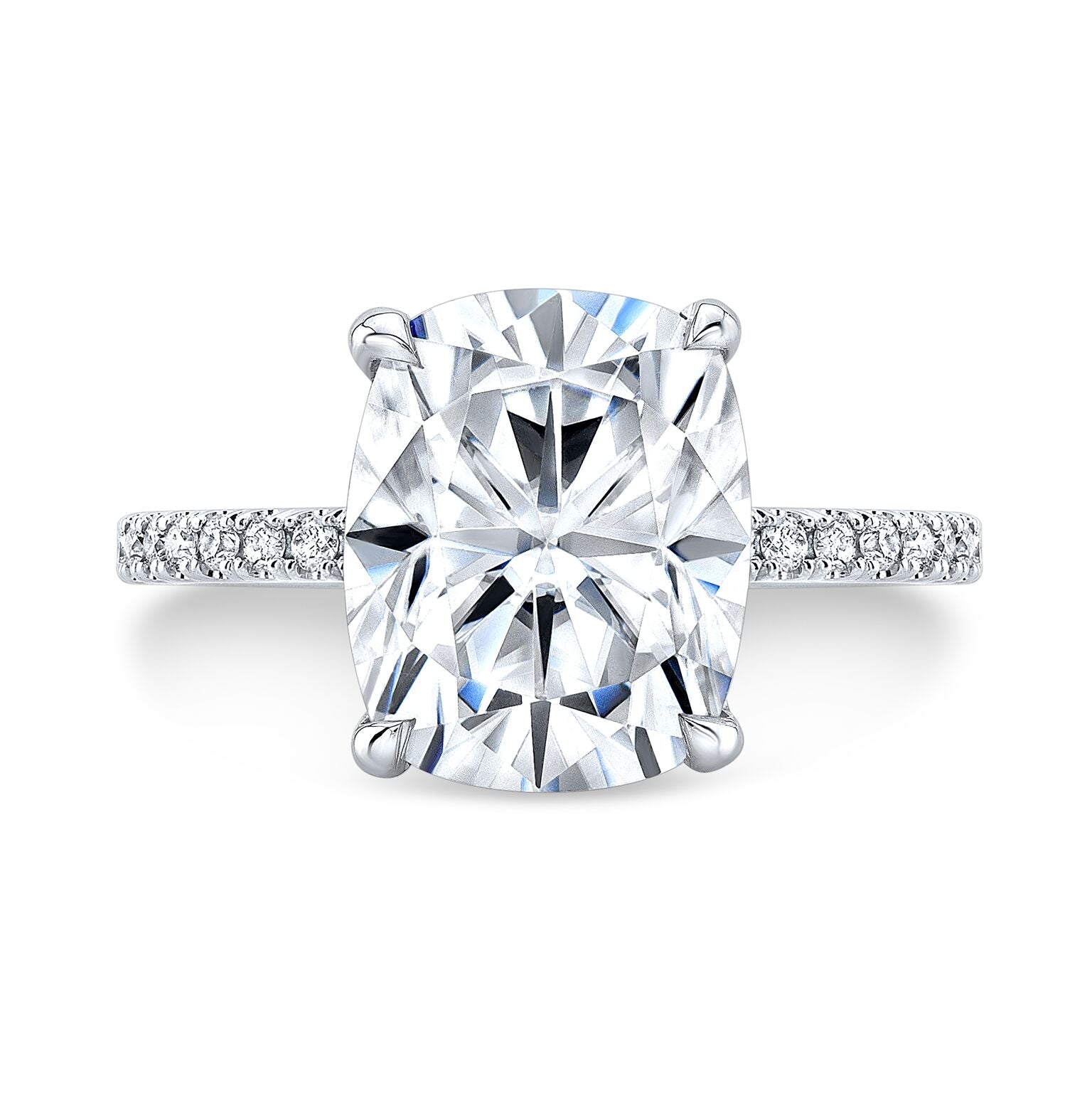 The Riviera Elongated Cushion Lab Grown Diamond Ring
