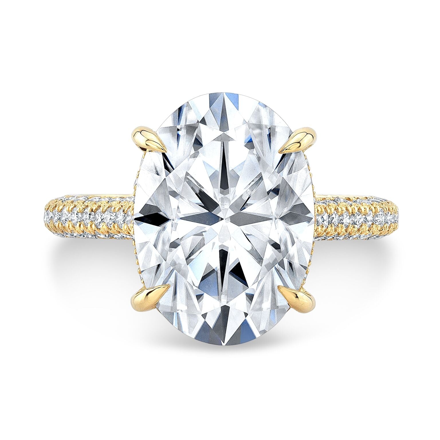 The Solstice Oval Lab Grown Diamond Ring