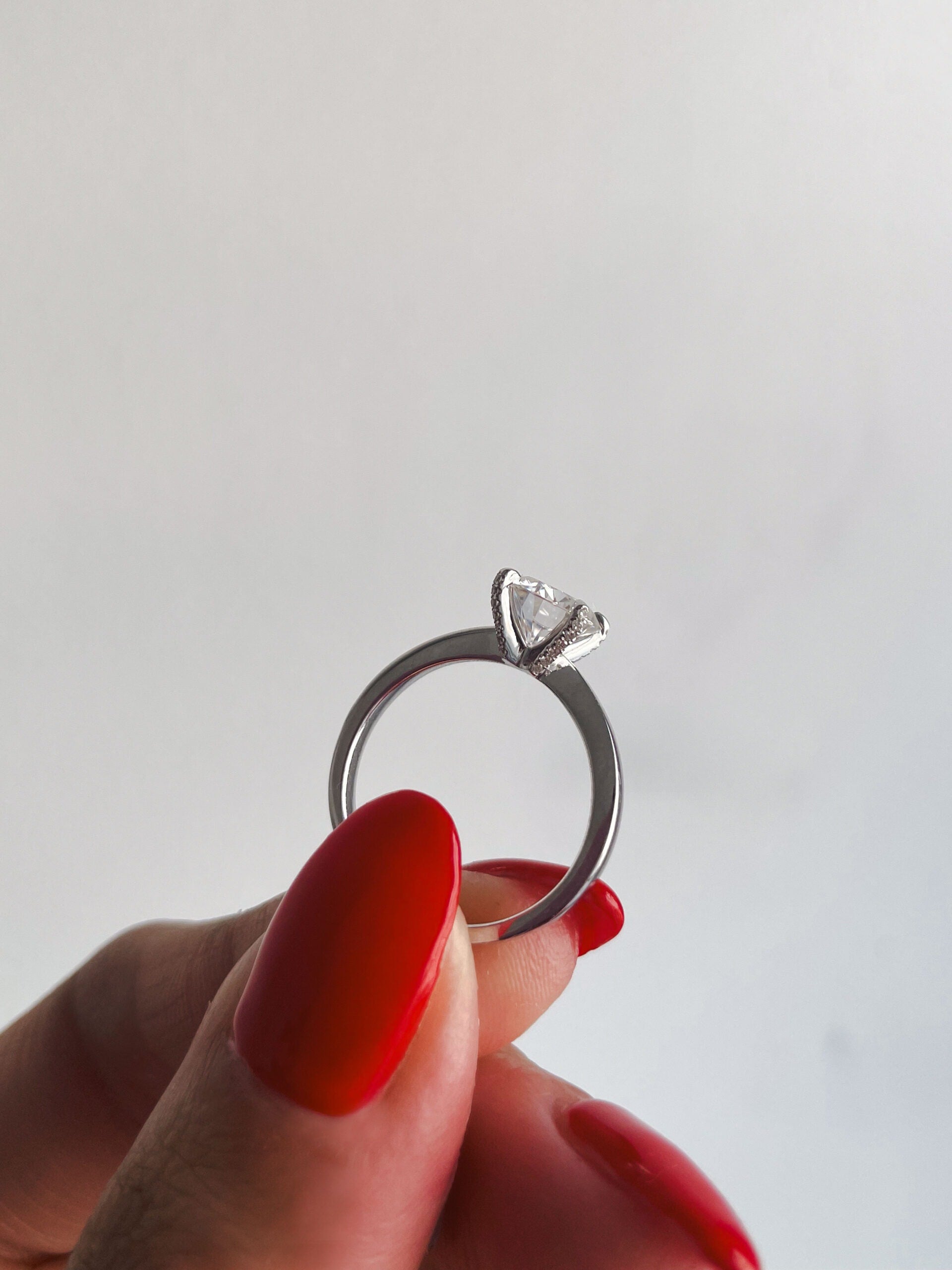 The Celine Round Lab Grown Diamond Ring