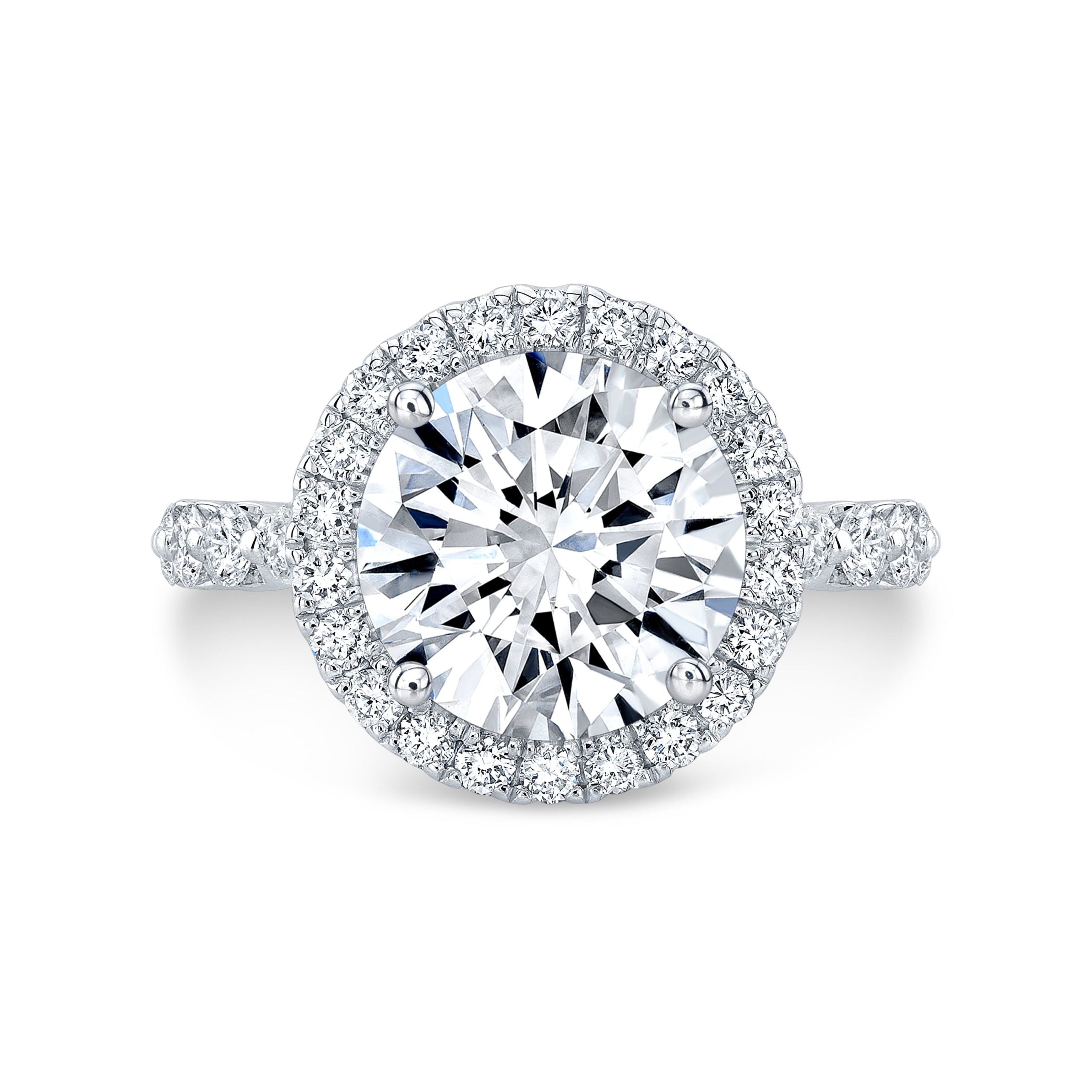 The Stellaire Round Lab Grown Diamond Ring