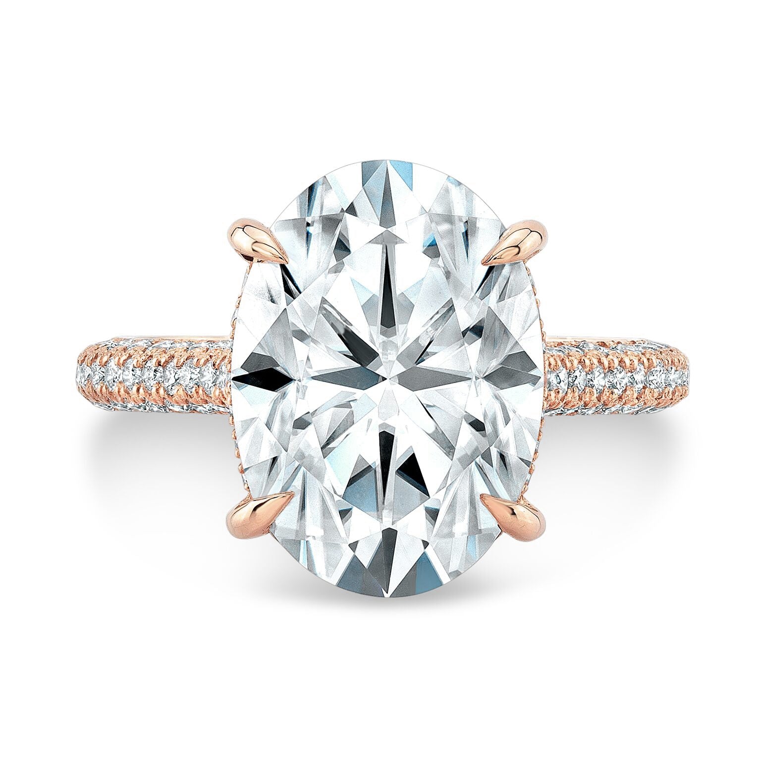 The Solstice Oval Lab Grown Diamond Ring