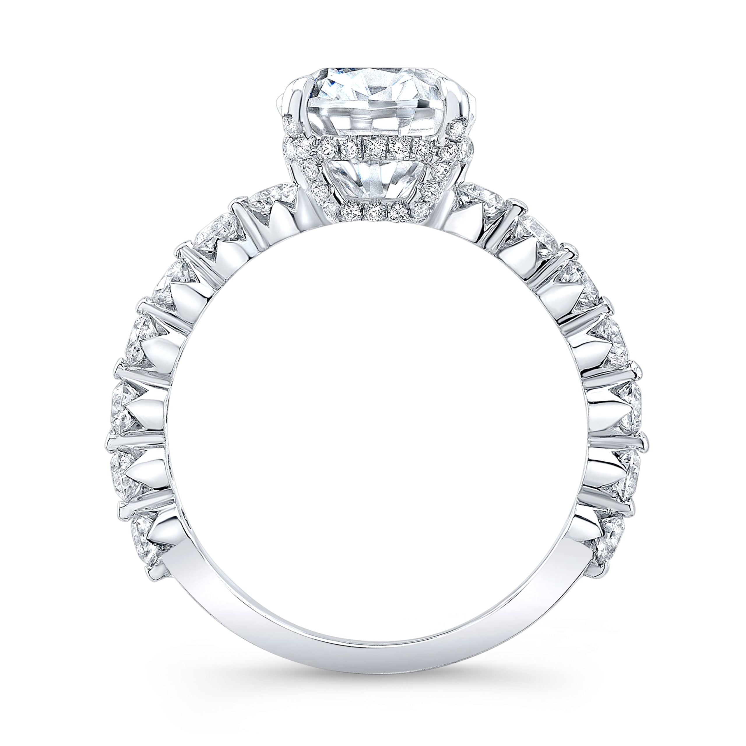 The Bijou Long Cushion Lab Grown Diamond Ring