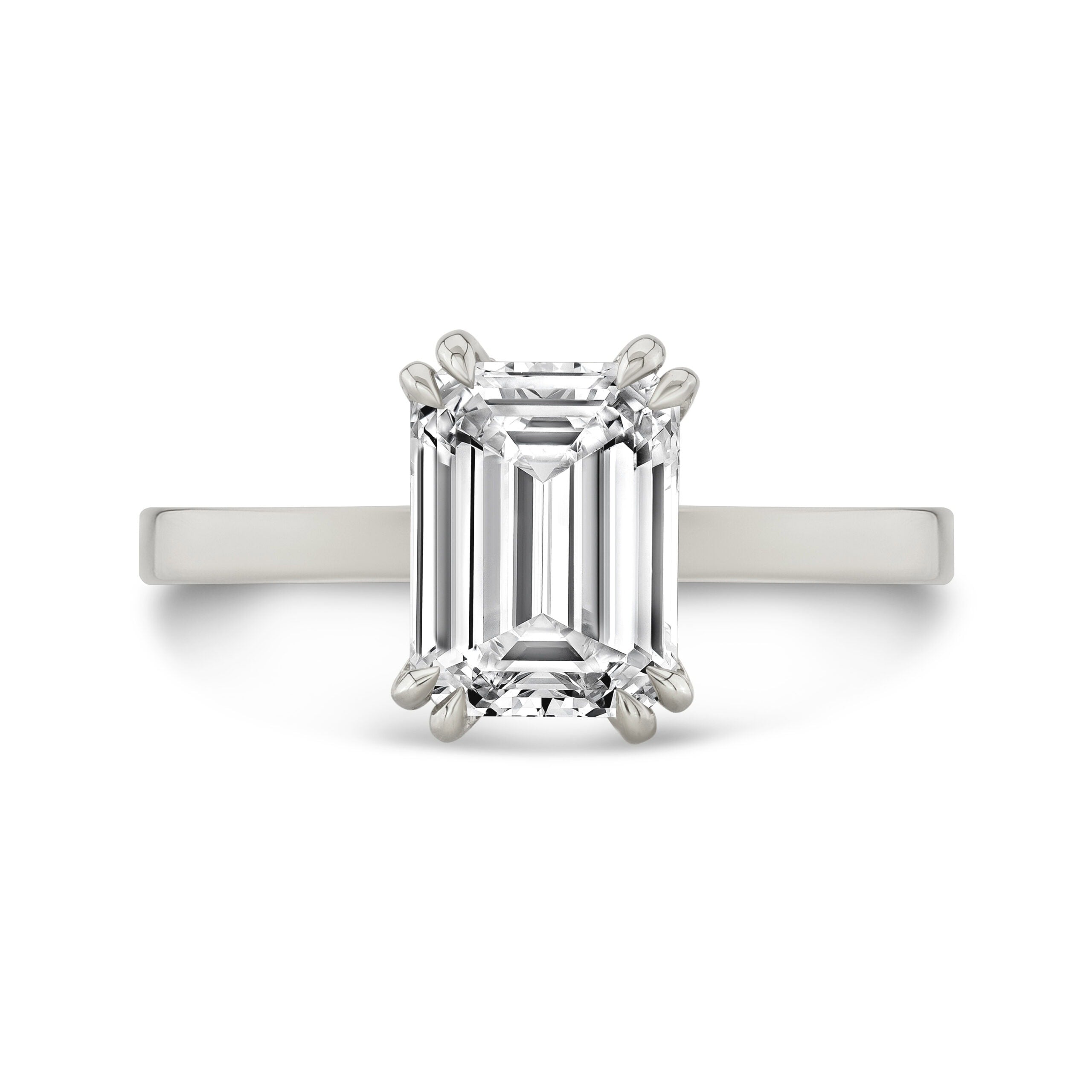 The Catarina Emerald Lab Grown Diamond Ring