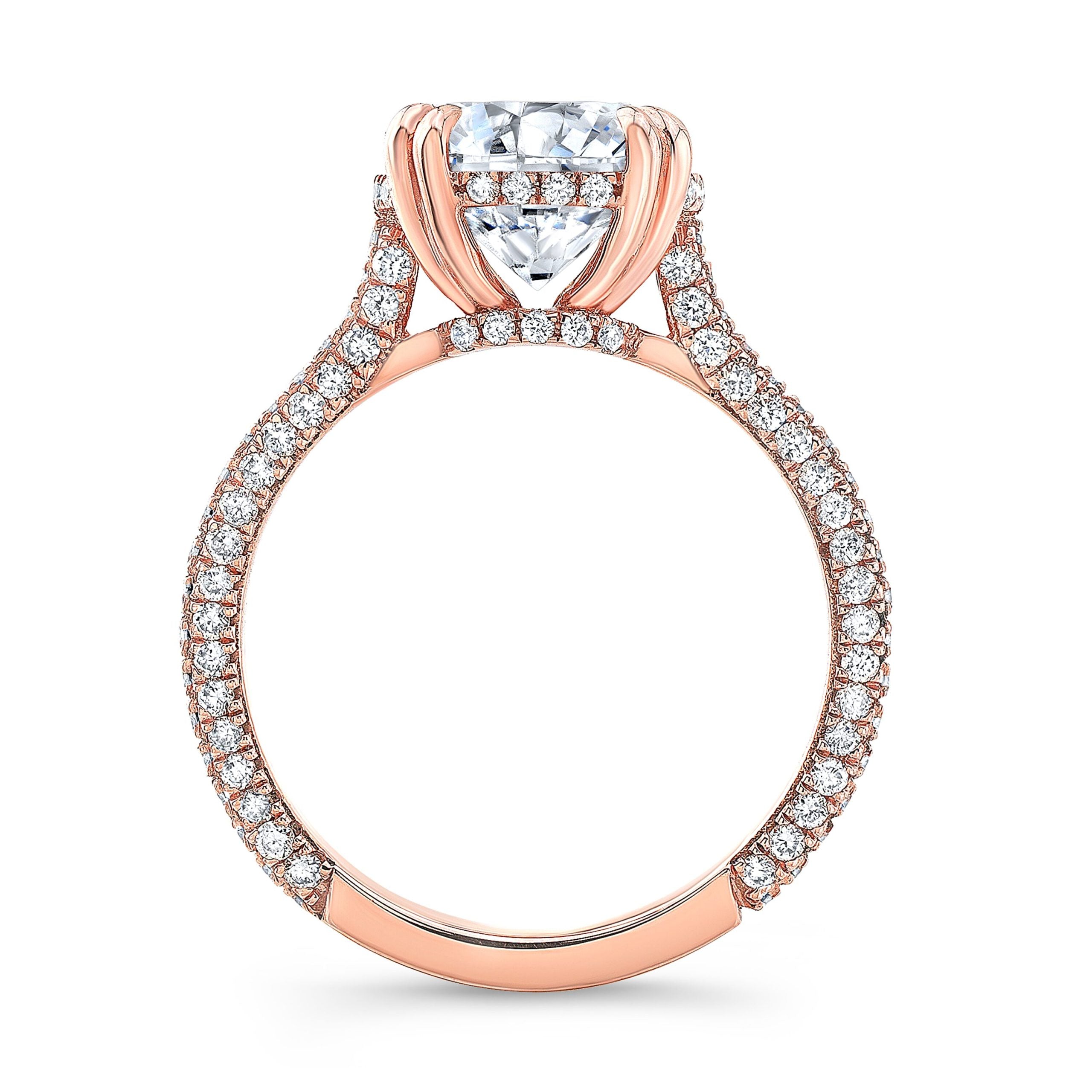 The Rosalind Round Lab Grown Diamond Ring