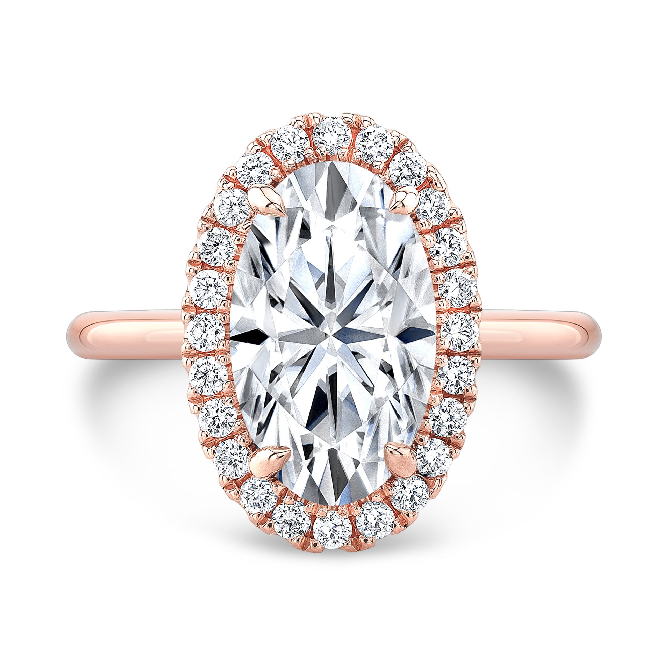 The Marquesa Elongated Oval Lab Grown Diamond Ring