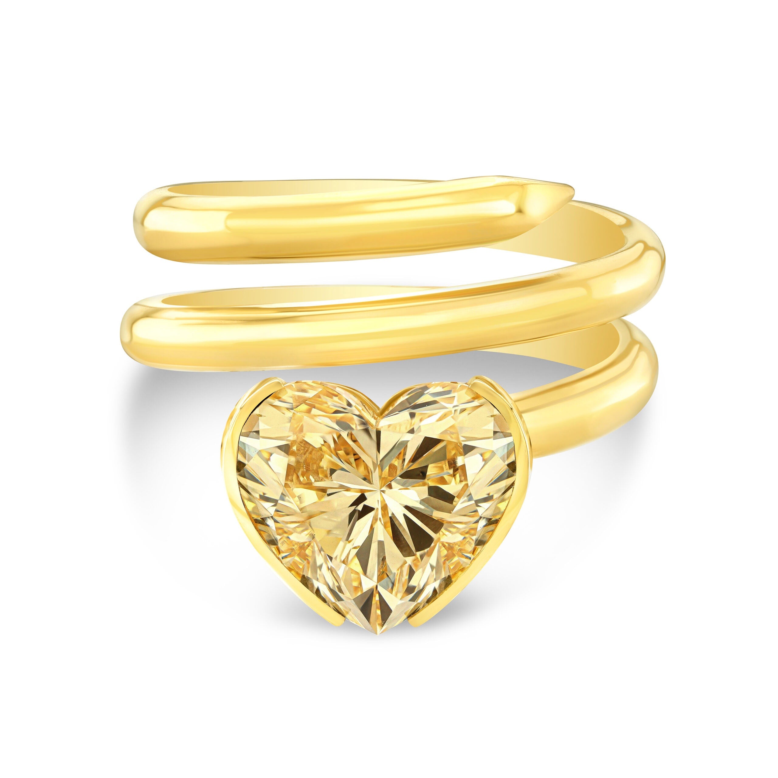 The Aurelia Heart Lab Grown Diamond Ring