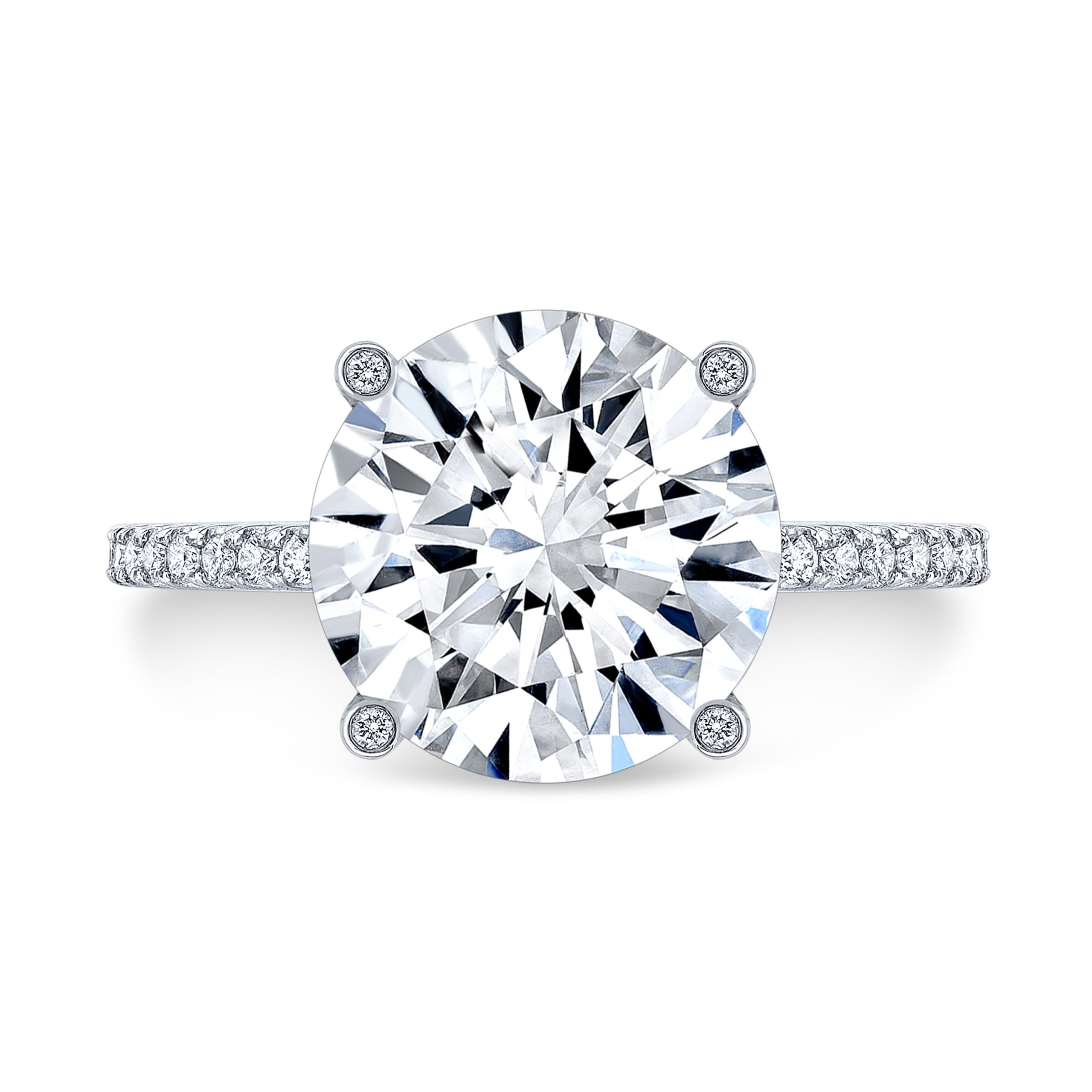 The Belmont Round Cut Lab Grown Diamond Ring