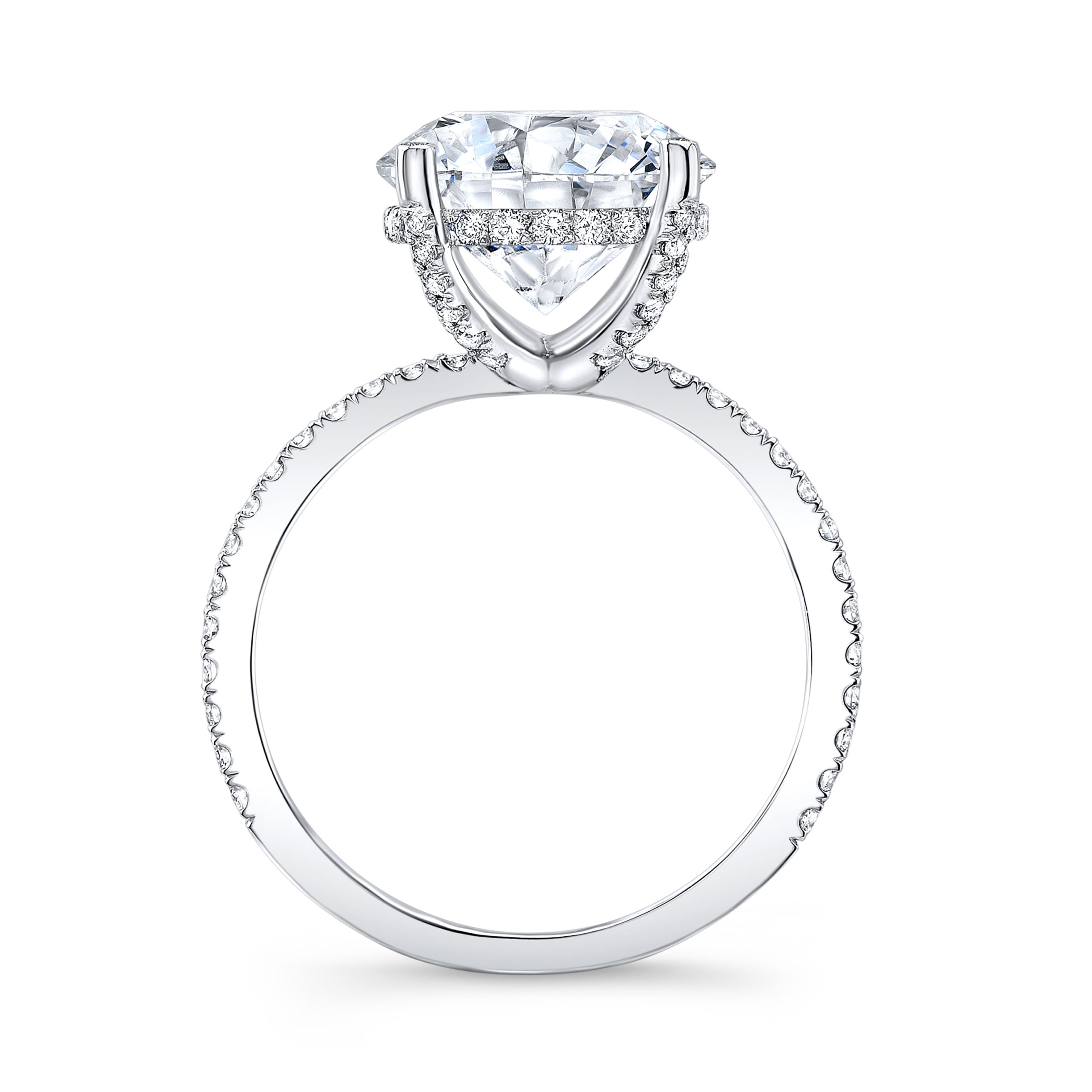 The Belmont Round Cut Lab Grown Diamond Ring