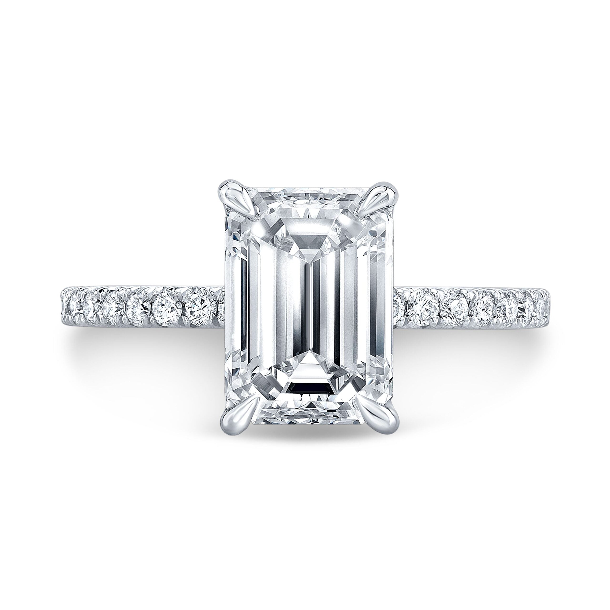 The Bianca Emerald Cut Lab Grown Diamond Ring
