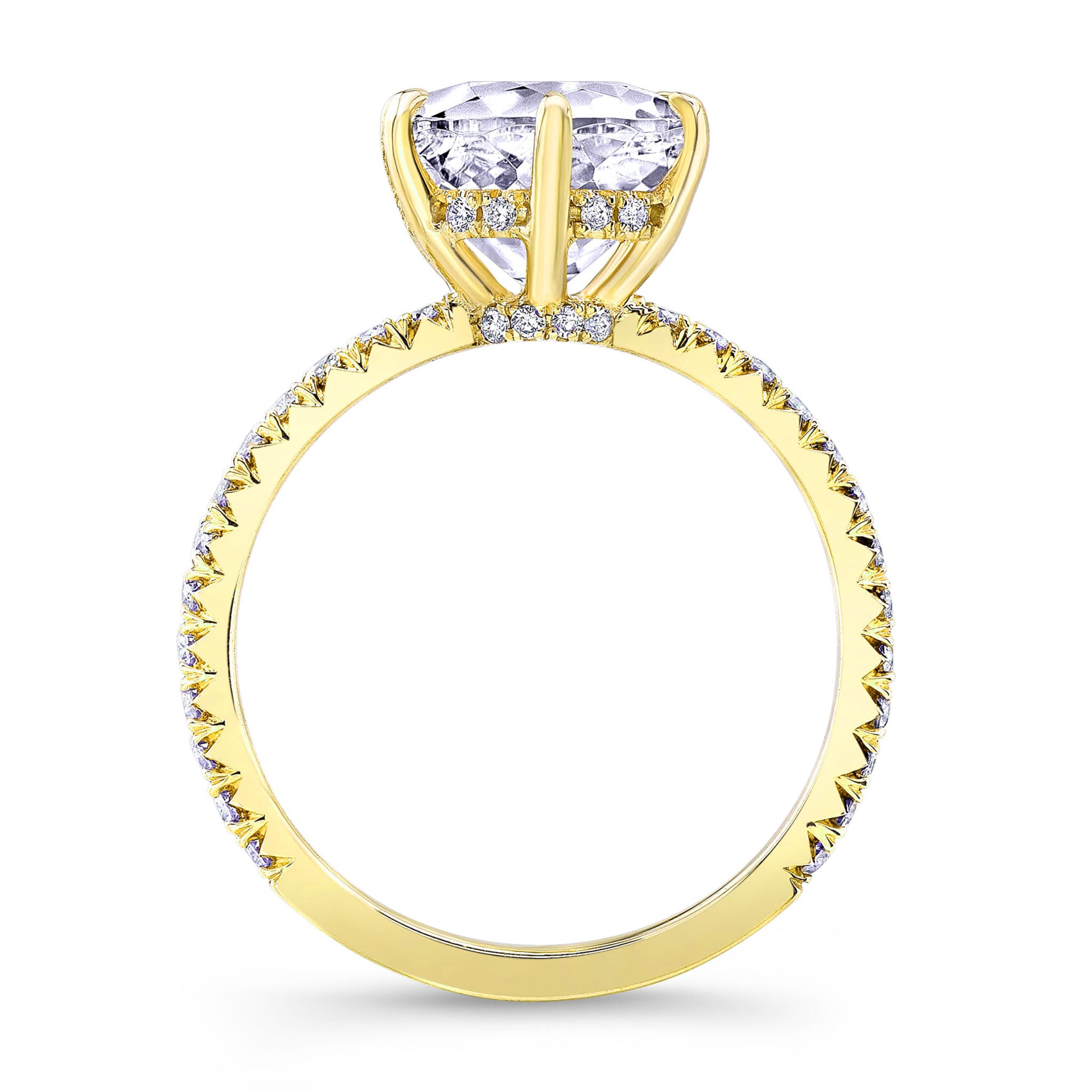 The Fiorella Round Lab Grown Diamond Ring