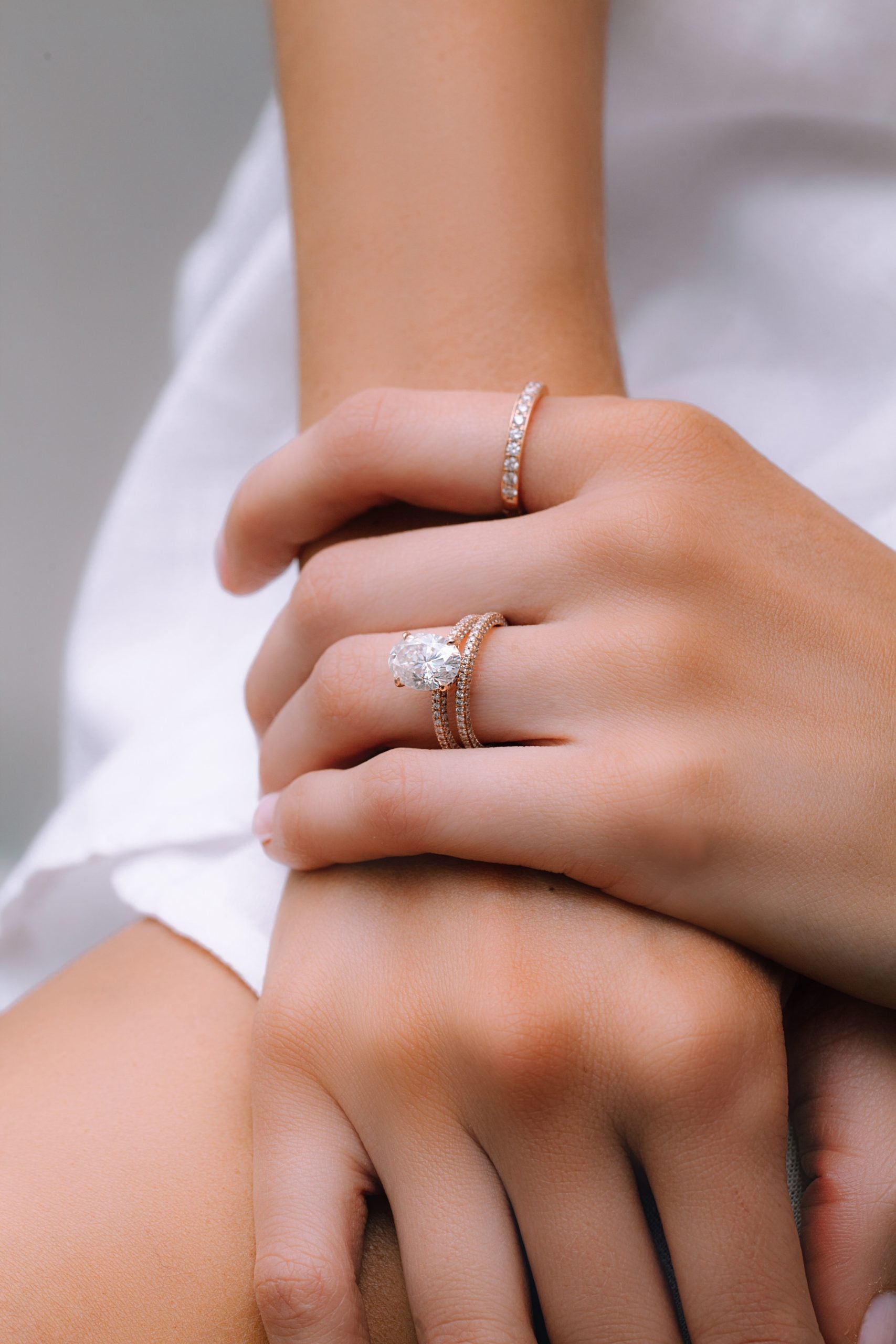 The Soleil Oval Lab Grown Diamond Ring