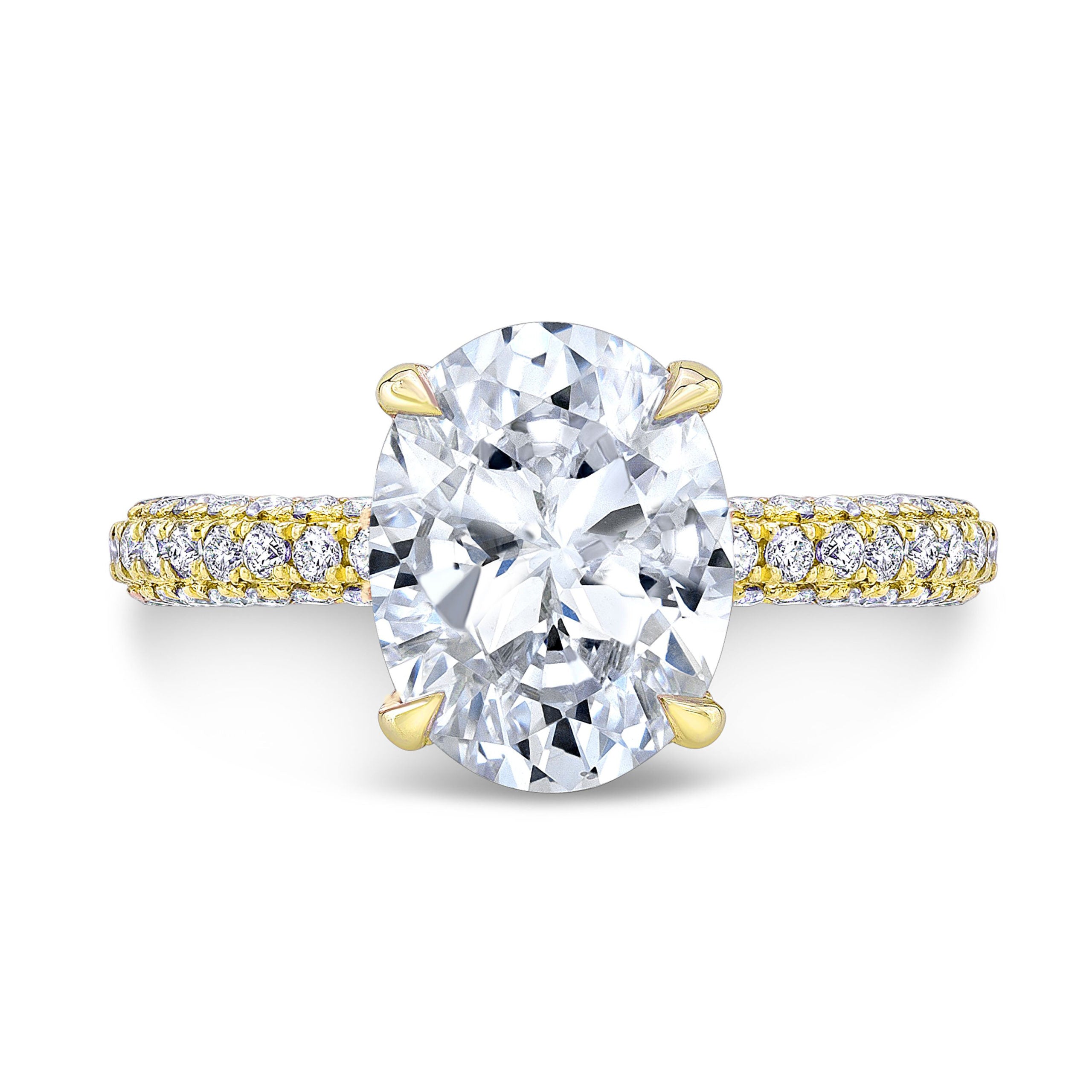 The Soleil Oval Lab Grown Diamond Ring