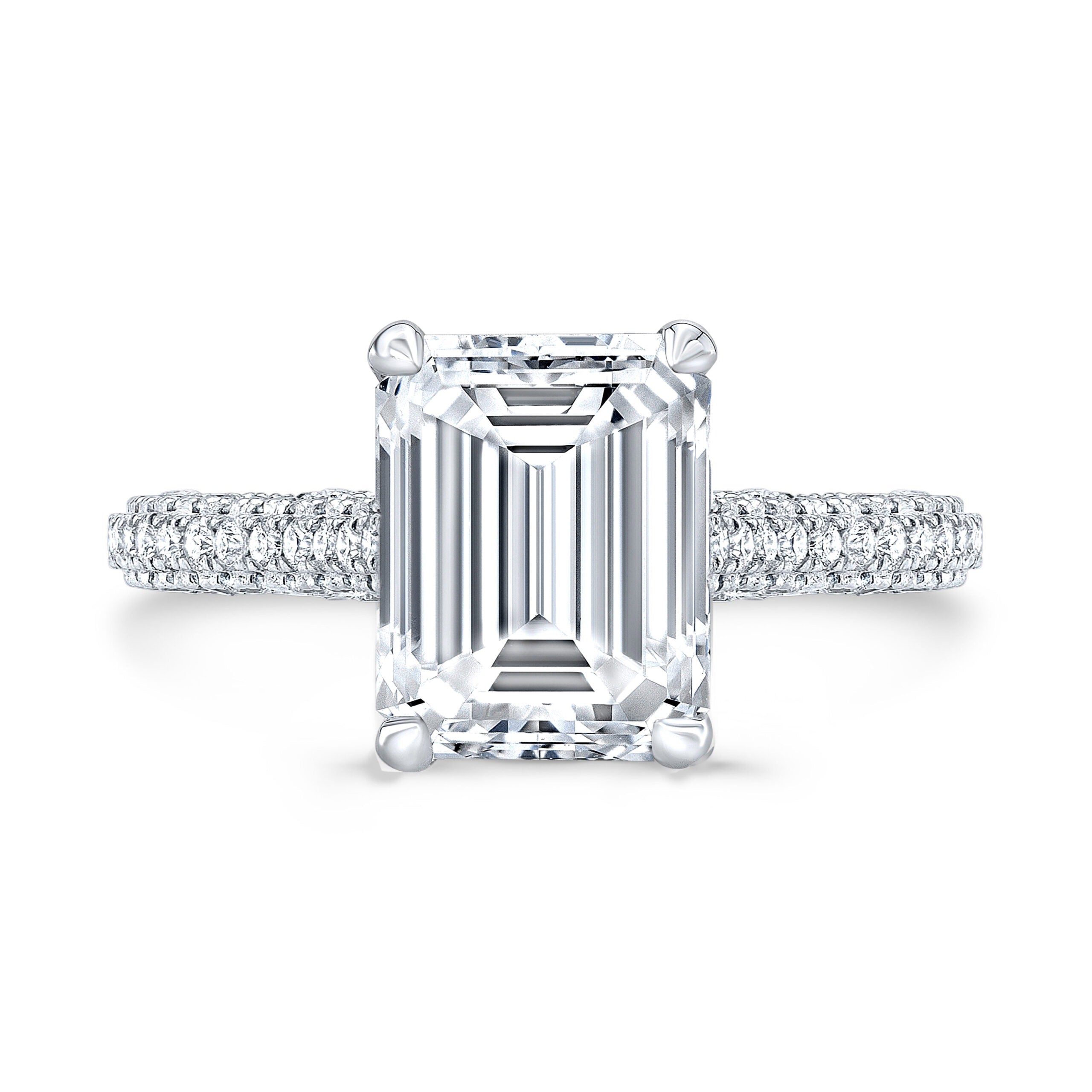 The Eloise Emerald Lab Grown Diamond Ring