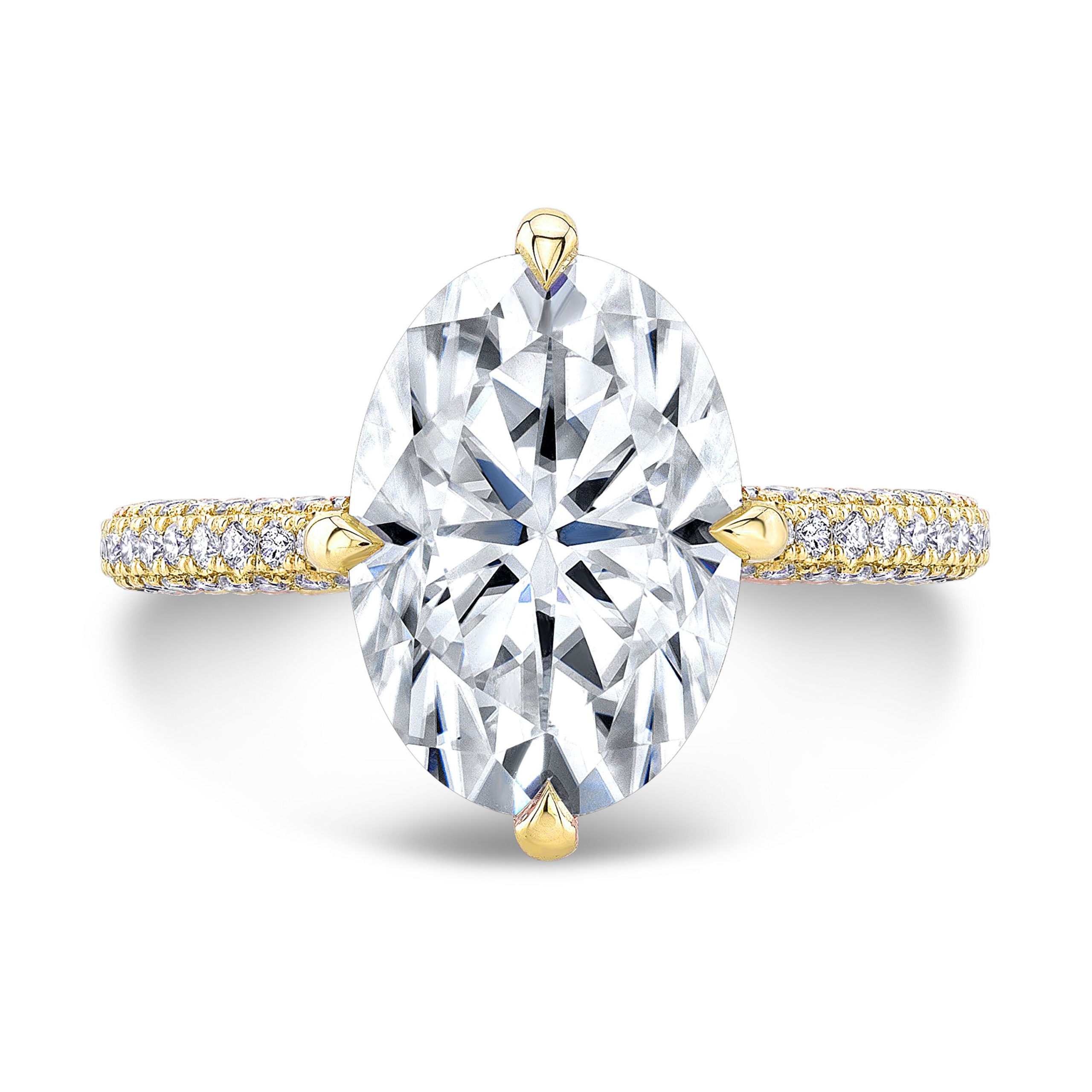 The Amelie Oval Lab Grown Diamond Ring