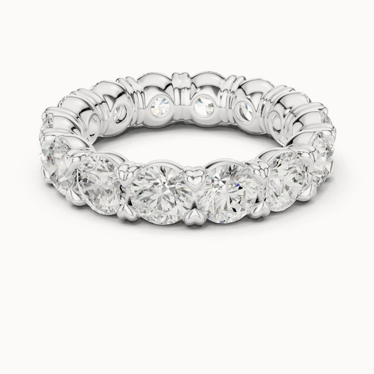 Lab Grown Diamond Eternity Band 14K White Gold 1.55ct