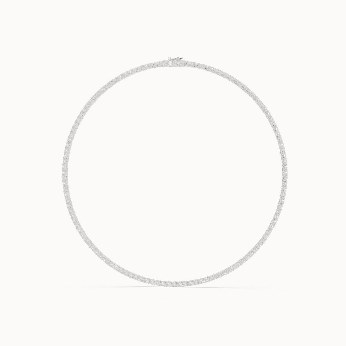 Lab Grown Diamond Tennis Necklace 14K Gold