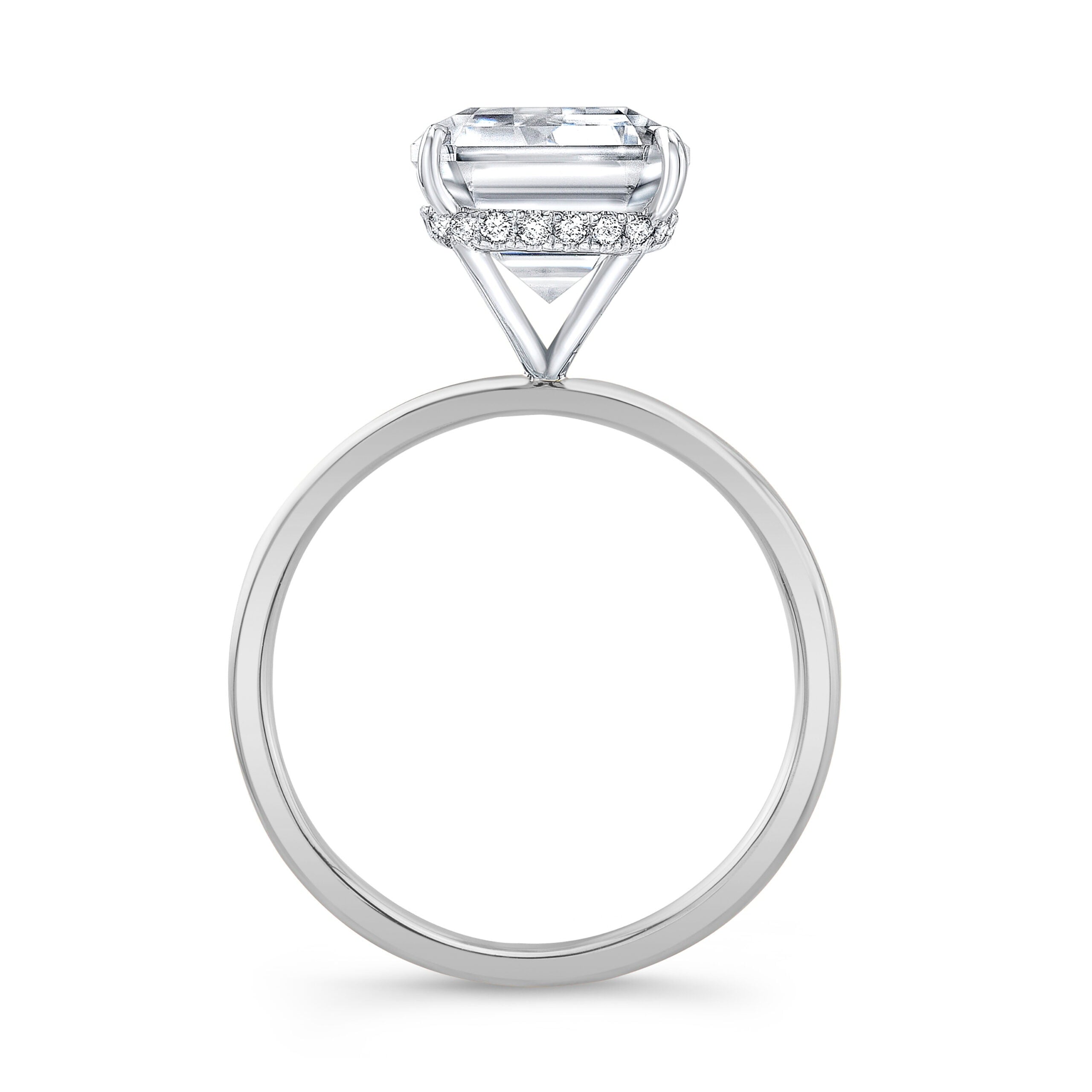 The Dahlia Emerald Lab Grown Diamond Ring