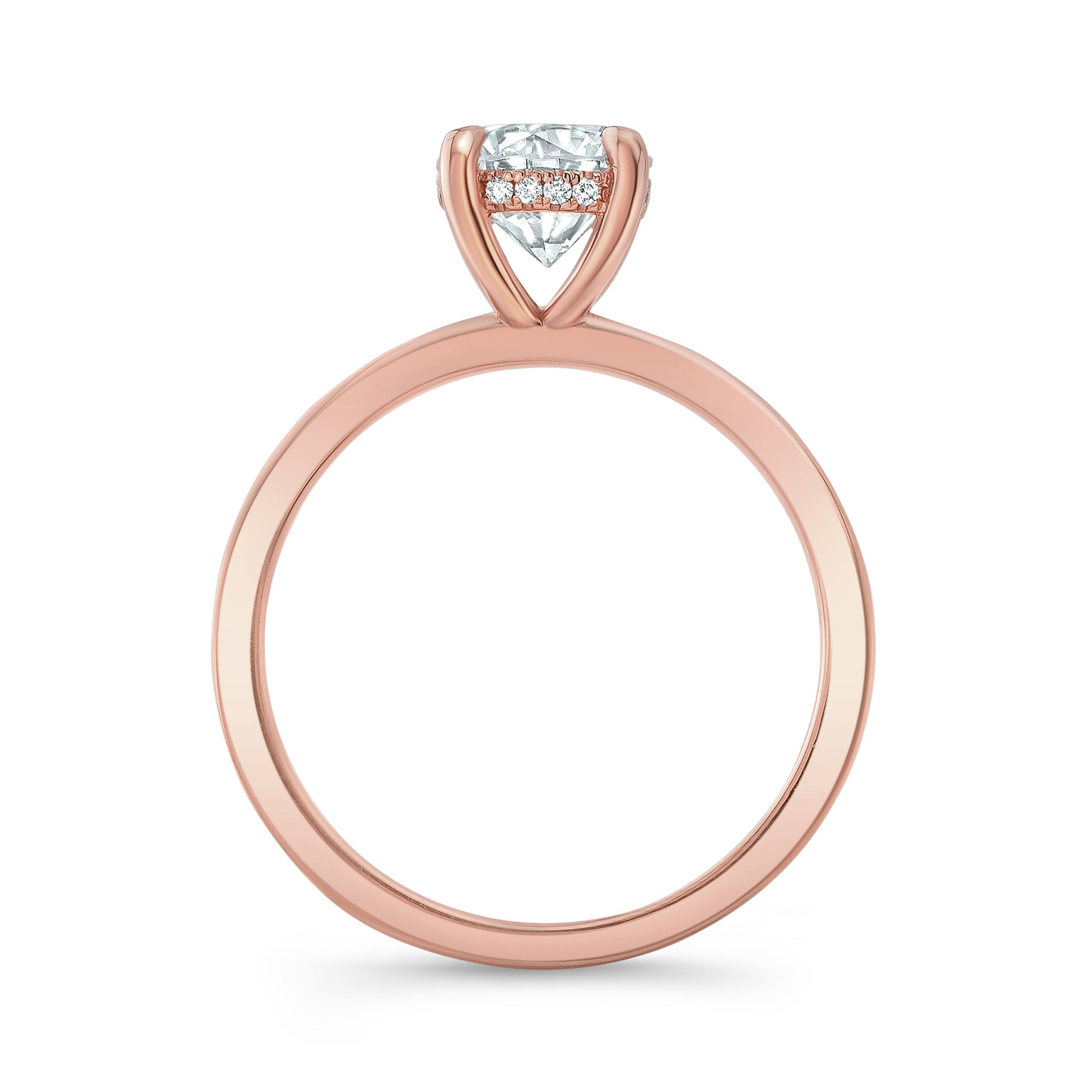 The Monique Round Lab Grown Diamond Ring