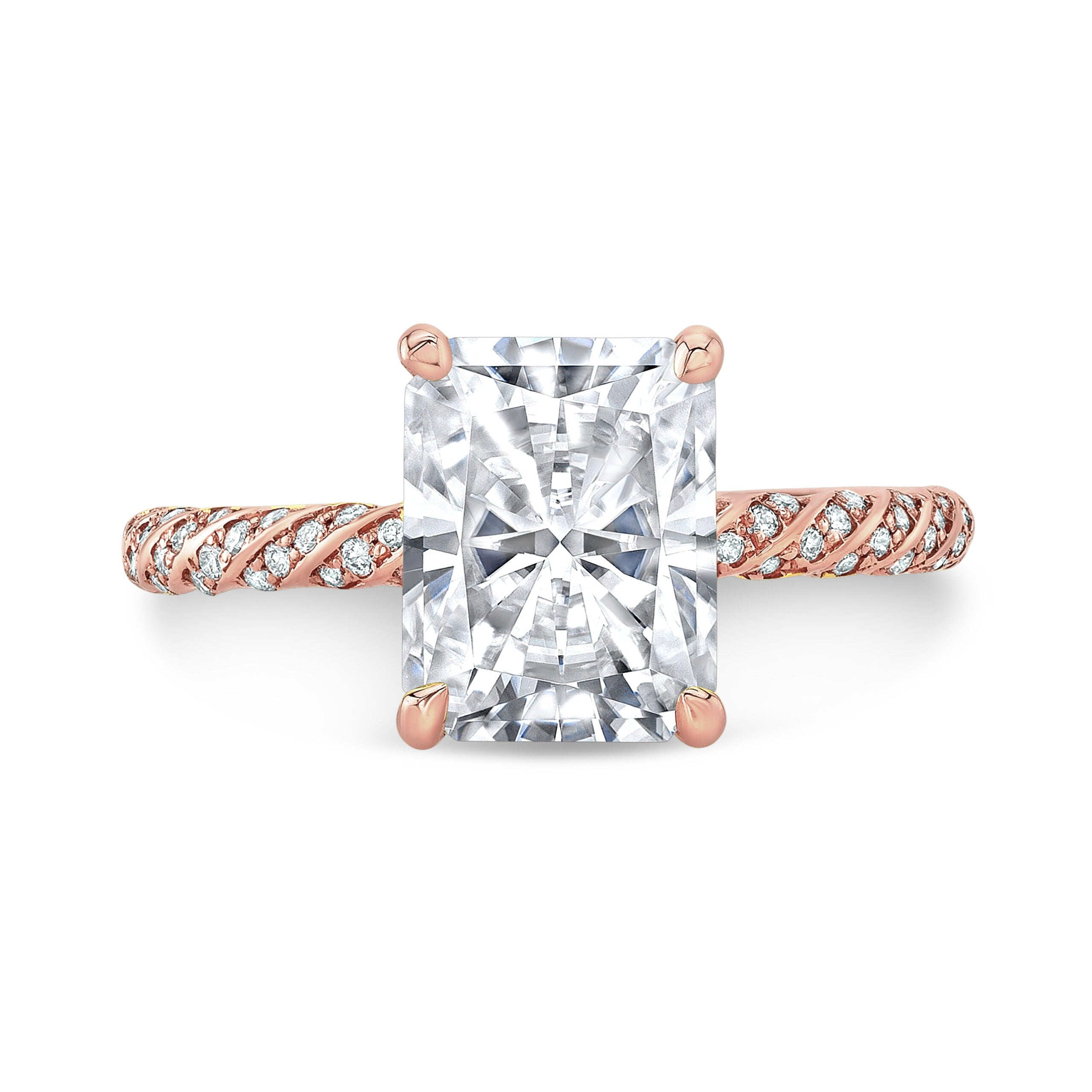 The Giselle Radiant Lab Grown Diamond Ring