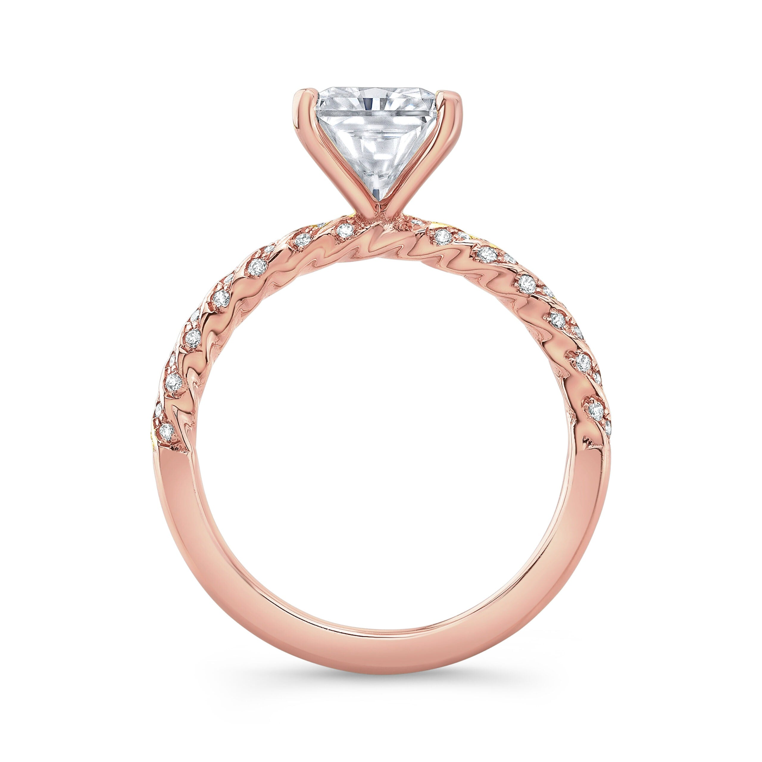 The Giselle Radiant Lab Grown Diamond Ring