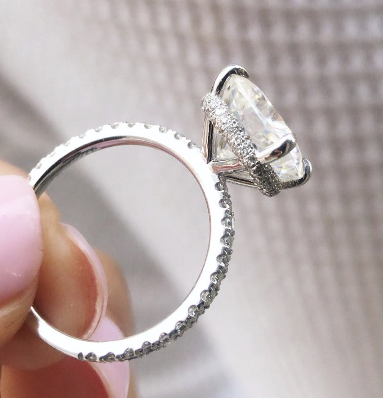 The Marceline Cushion Cut Lab Grown Diamond Ring