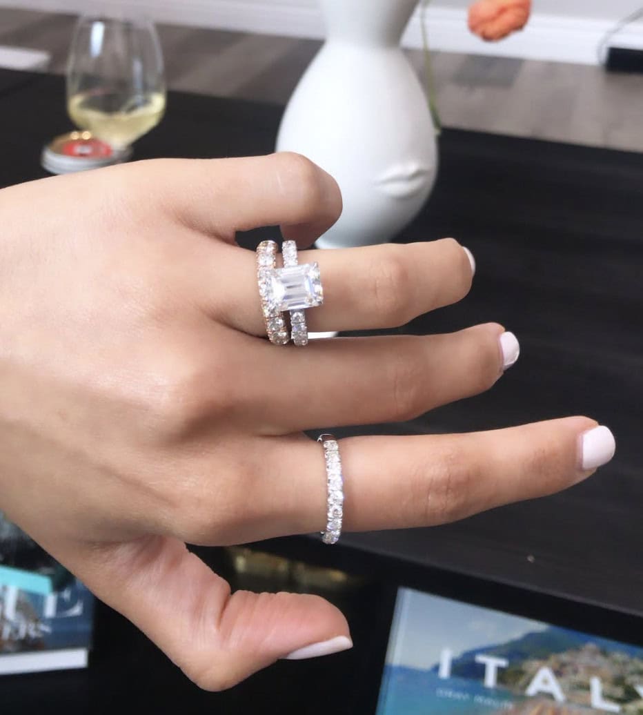 The Harlow Emerald Lab Grown Diamond Ring