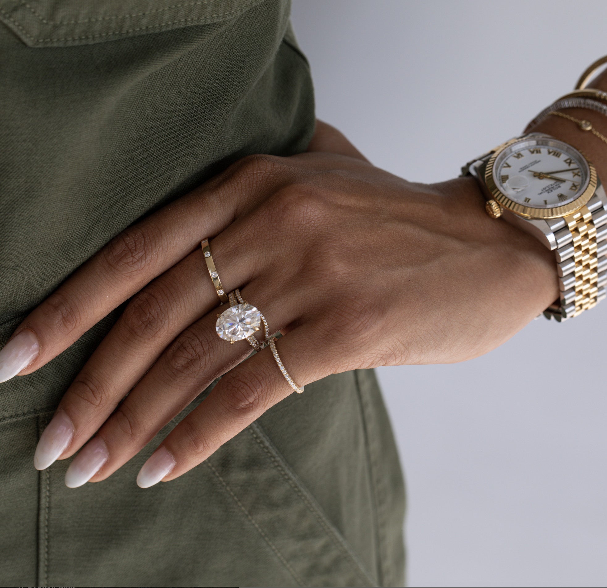 The Solstice Oval Lab Grown Diamond Ring