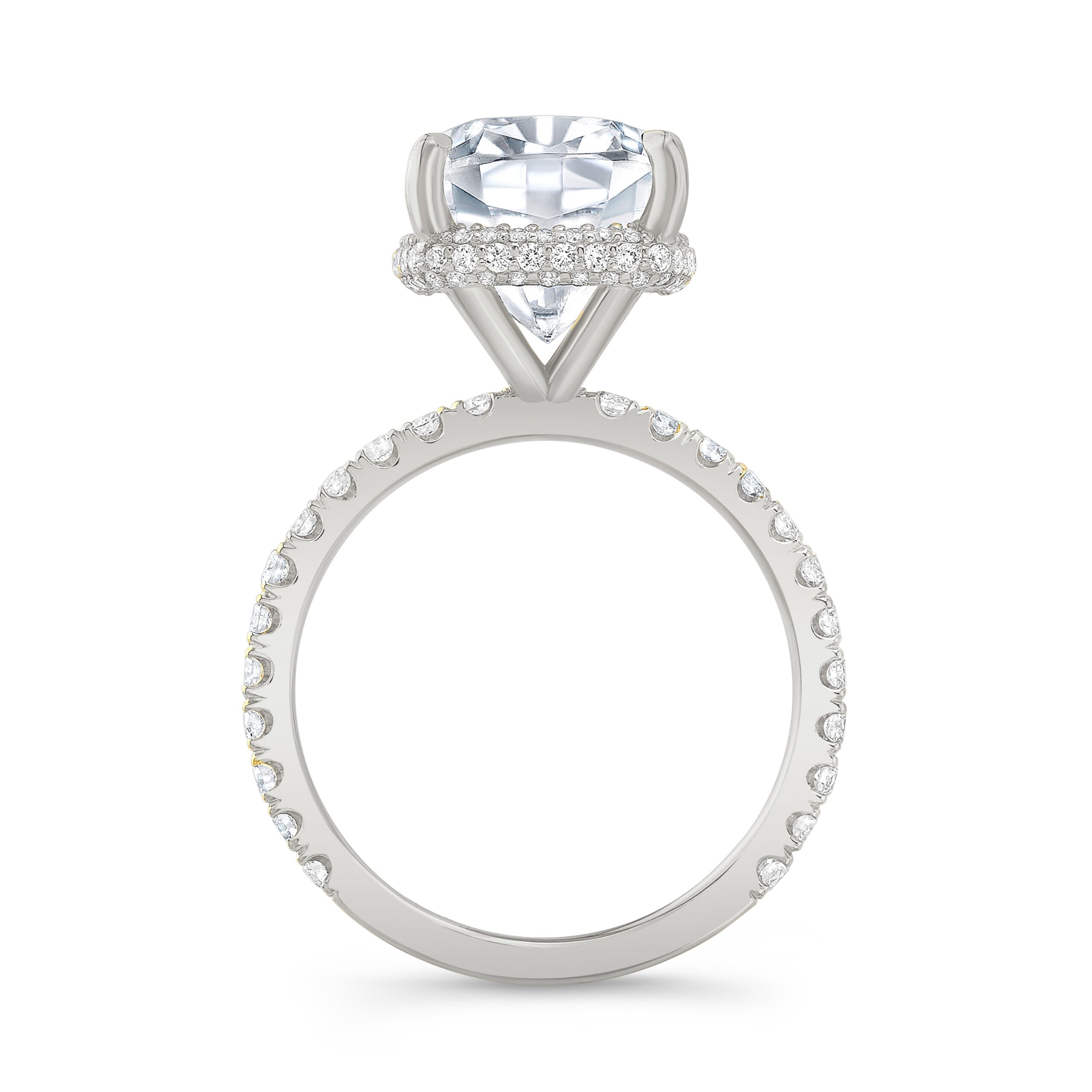 The Beatrix Elongated Cushion Lab Grown Diamond Ring