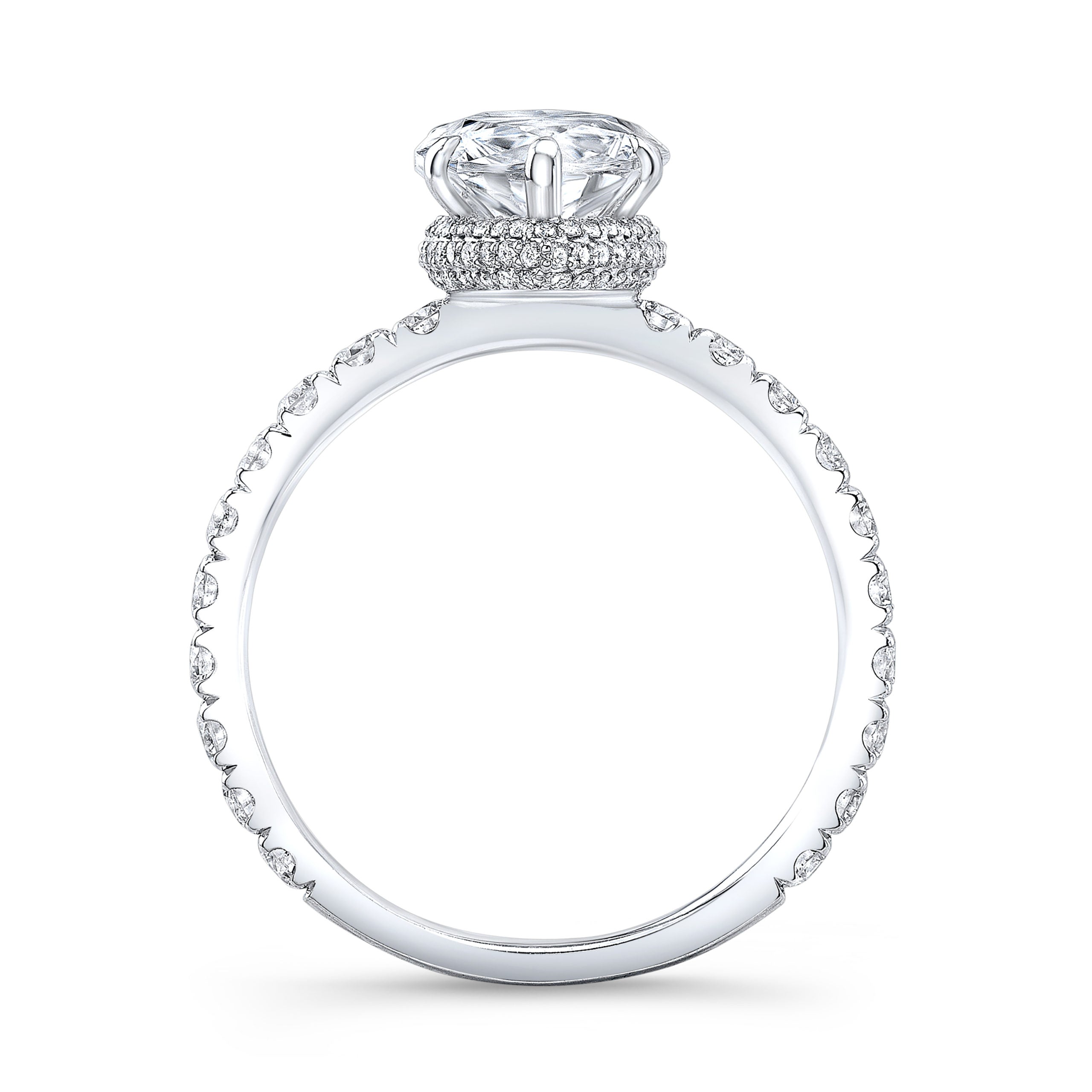 The Mirabelle Pear Shape Lab Grown Diamond Ring