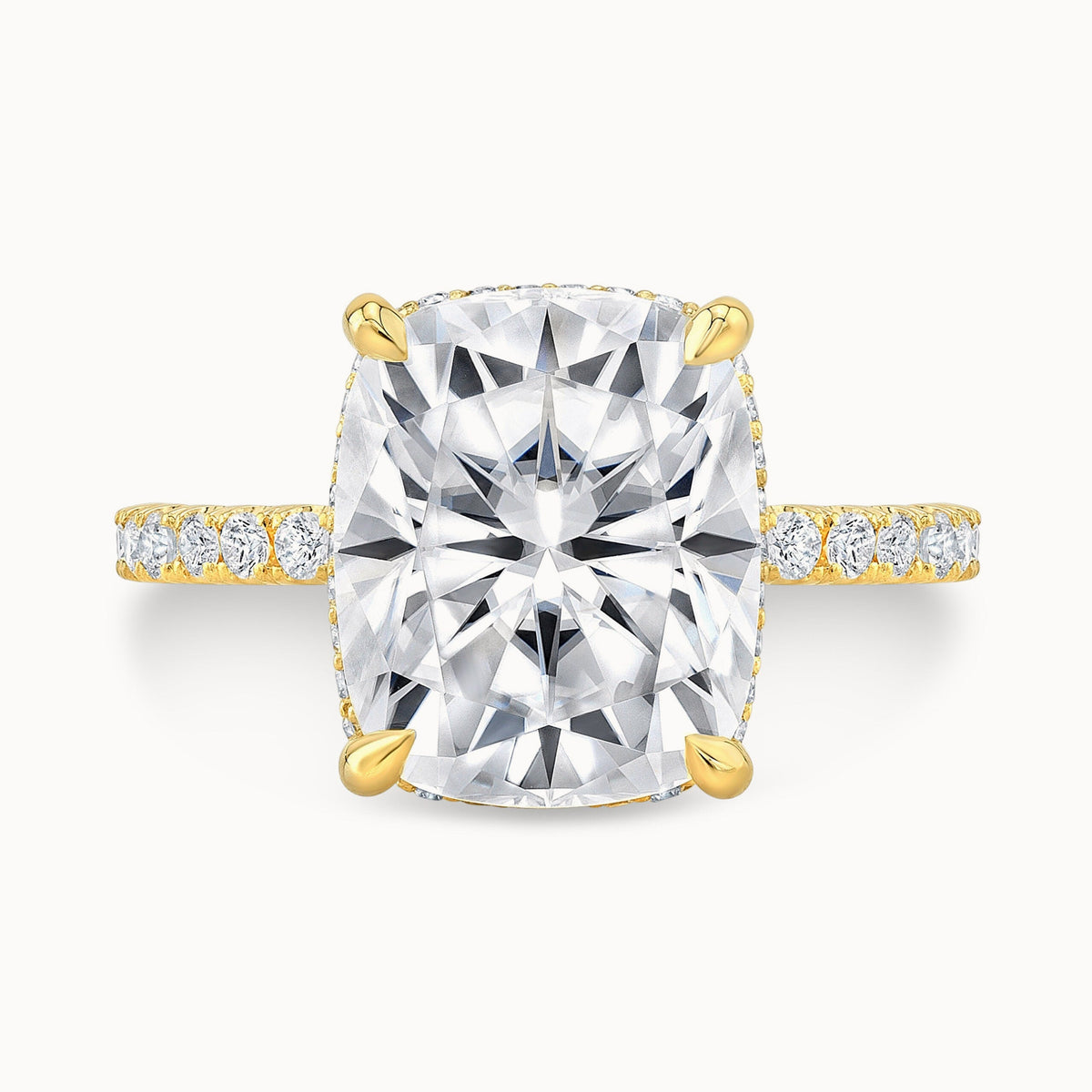 The Beatrix Elongated Cushion Lab Grown Diamond Ring