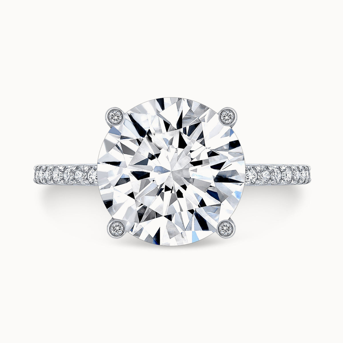 The Belmont Round Cut Lab Grown Diamond Ring