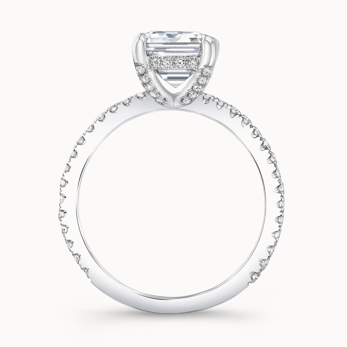 The Caspienne Emerald Lab Grown Diamond Ring