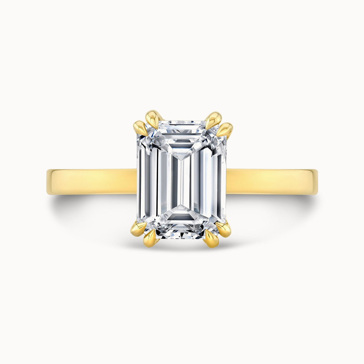 The Catarina Emerald Lab Grown Diamond Ring