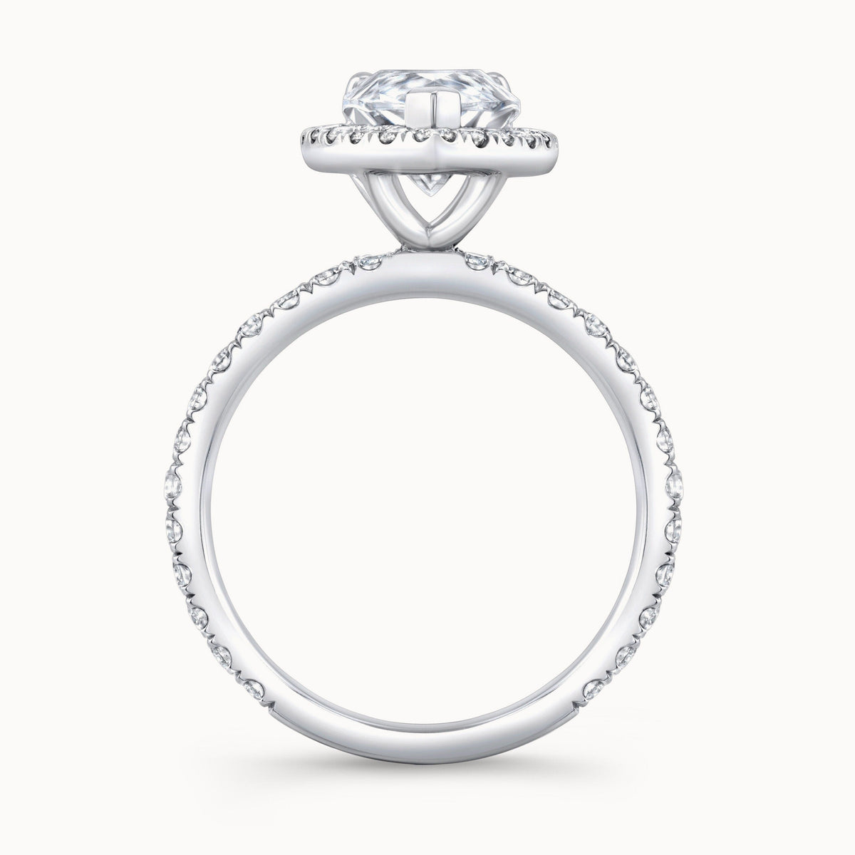 The Celestia II Pear Lab Grown Diamond Ring