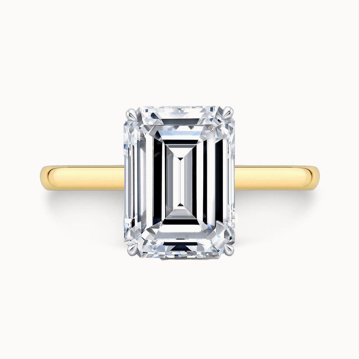 The Dahlia Emerald Lab Grown Diamond Ring