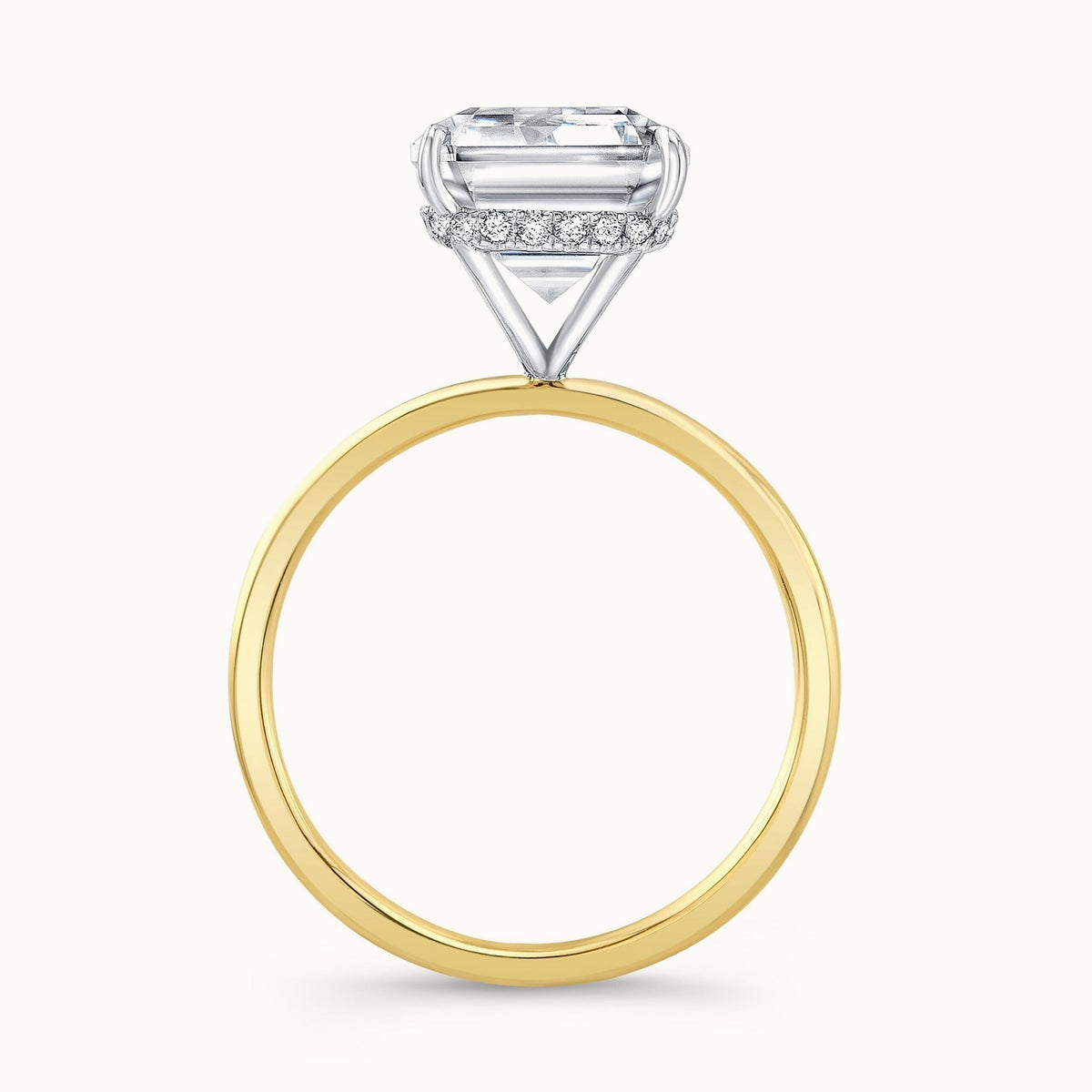 The Dahlia Emerald Lab Grown Diamond Ring