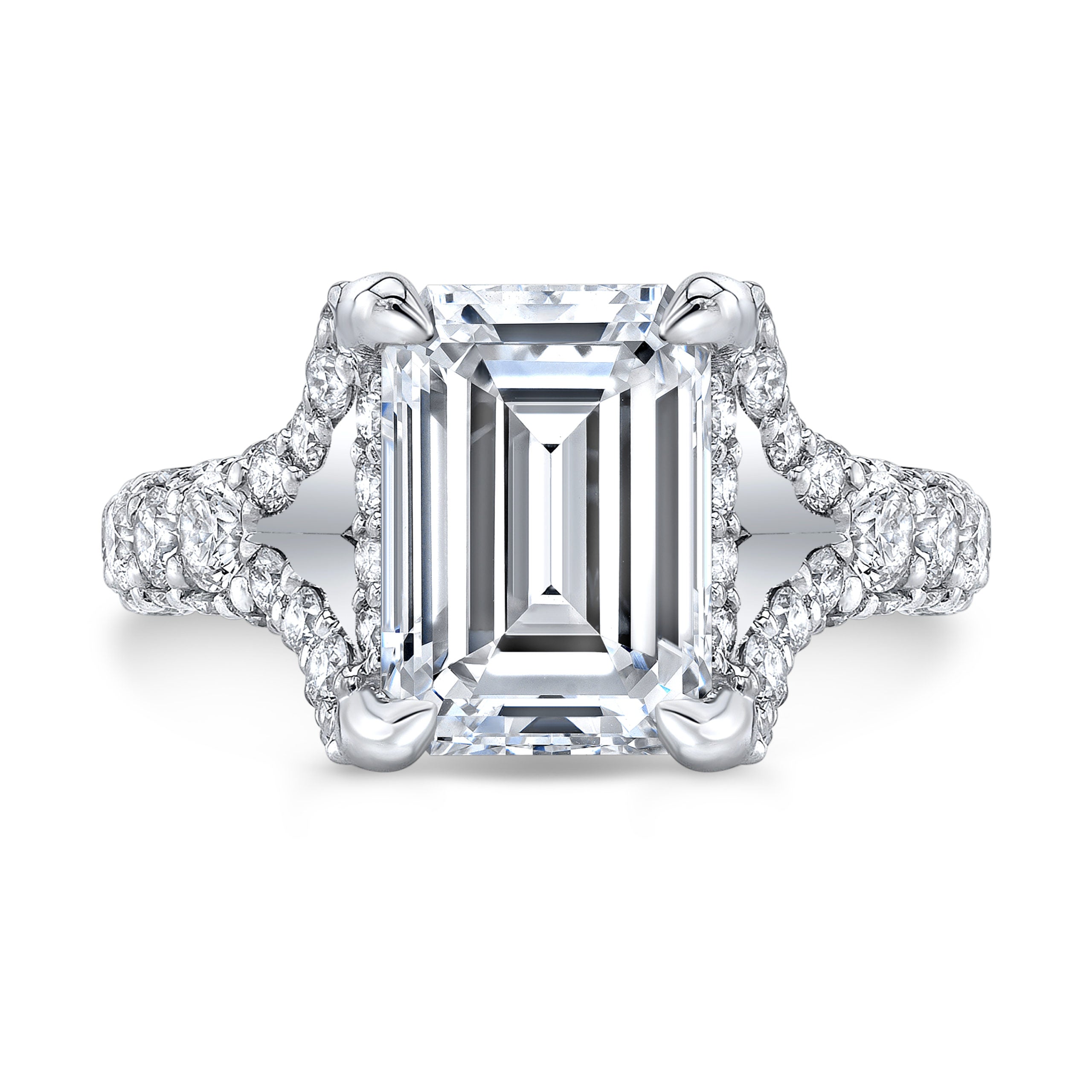 The Lucienne Emerald Lab Grown Diamond Ring