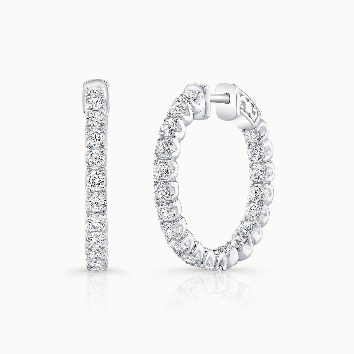 The Ethos 2.51ct Lab Grown Diamond Hoops