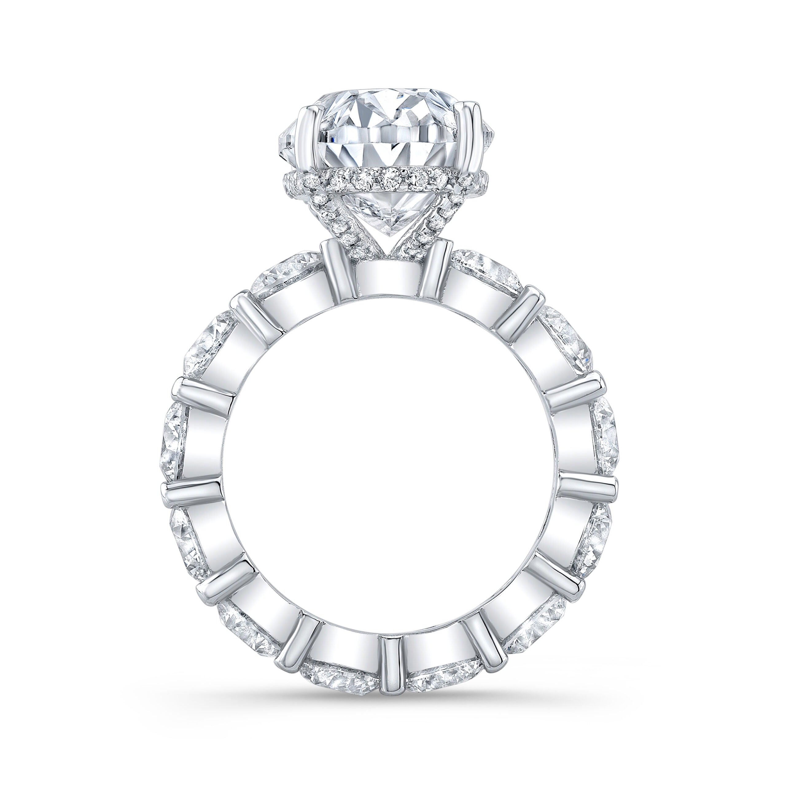 The Serafine Oval Lab Grown Diamond Ring