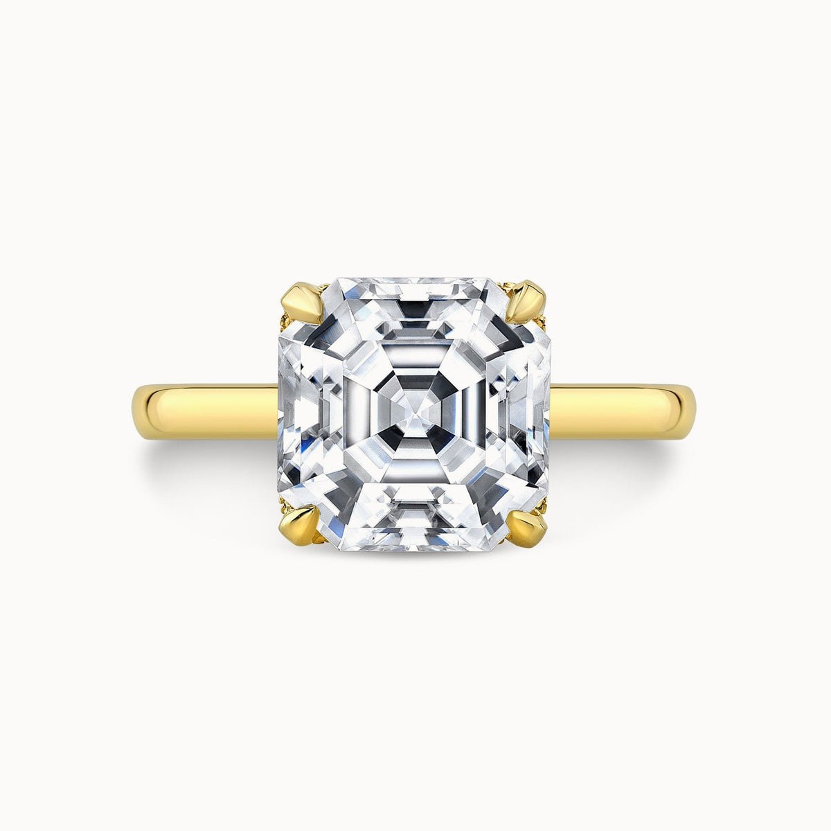 The Lilith Asscher Cut Lab Grown Diamond Ring