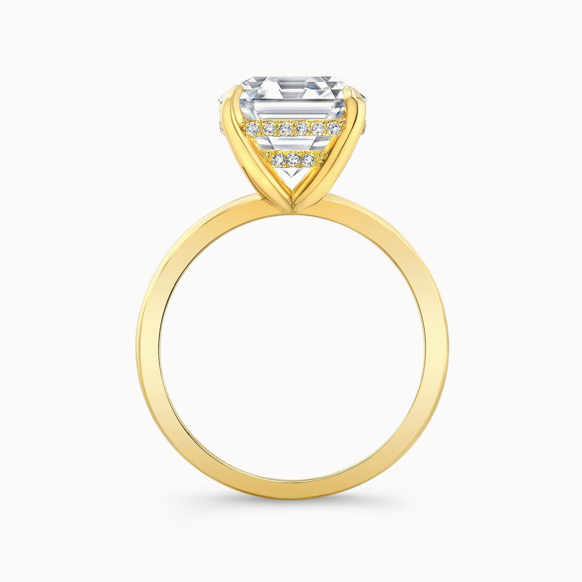 The Lilith Asscher Cut Lab Grown Diamond Ring
