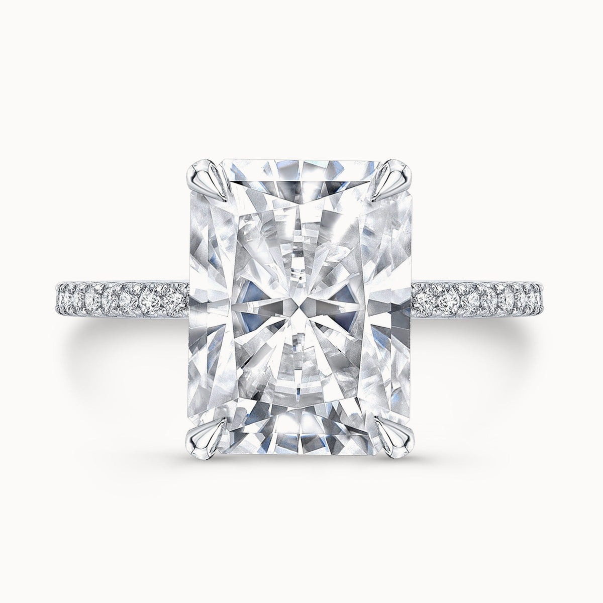 The Lorraine Radiant Cut Lab Grown Diamond Ring