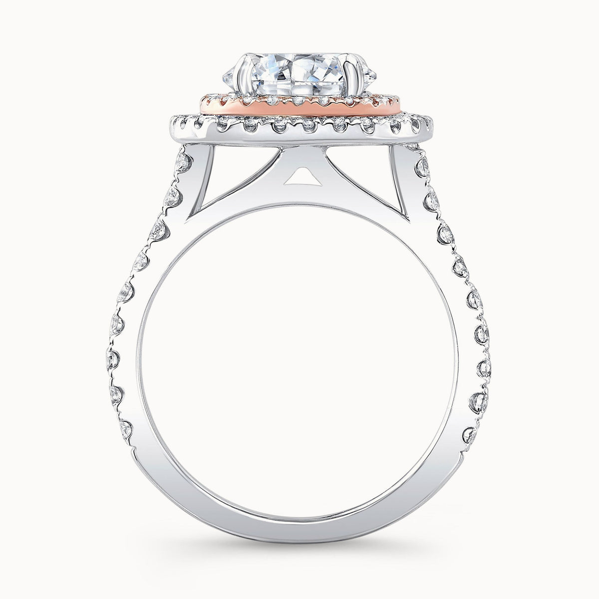 The Lysandra Round Cut Lab Grown Diamond Ring