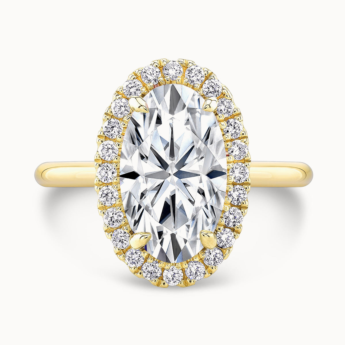 The Marquesa Elongated Oval Lab Grown Diamond Ring